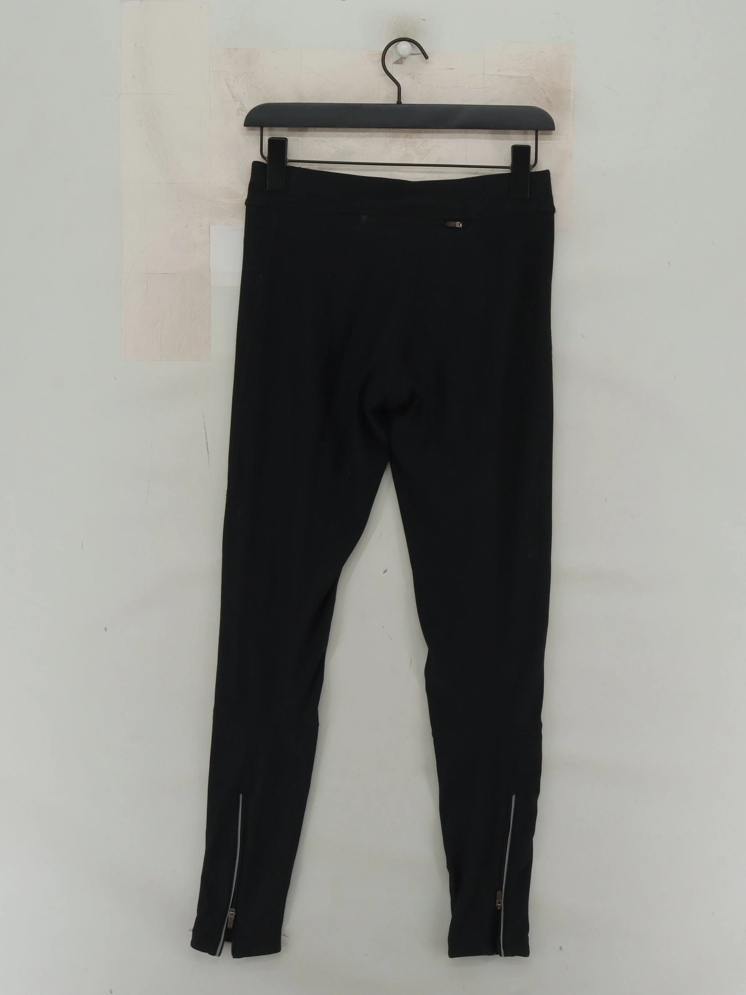 Nike Women's Leggings S Black Polyester with Elastane Full length - Image 2