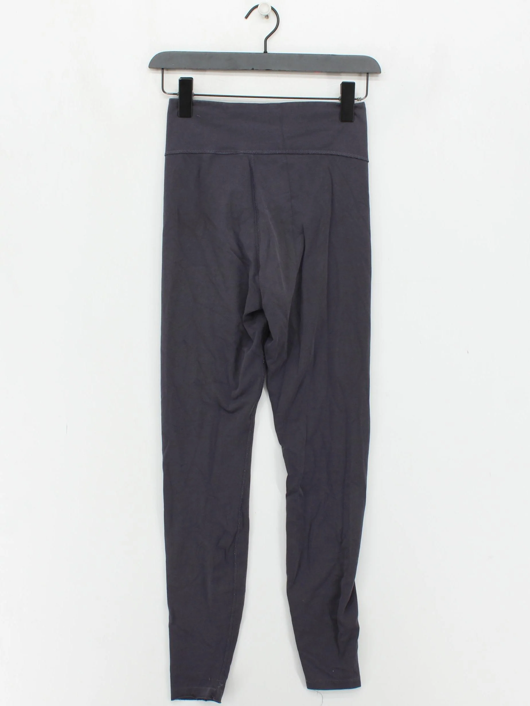 Nike Women's Leggings S Grey Cotton with Polyester, Elastane Full length - Image 2