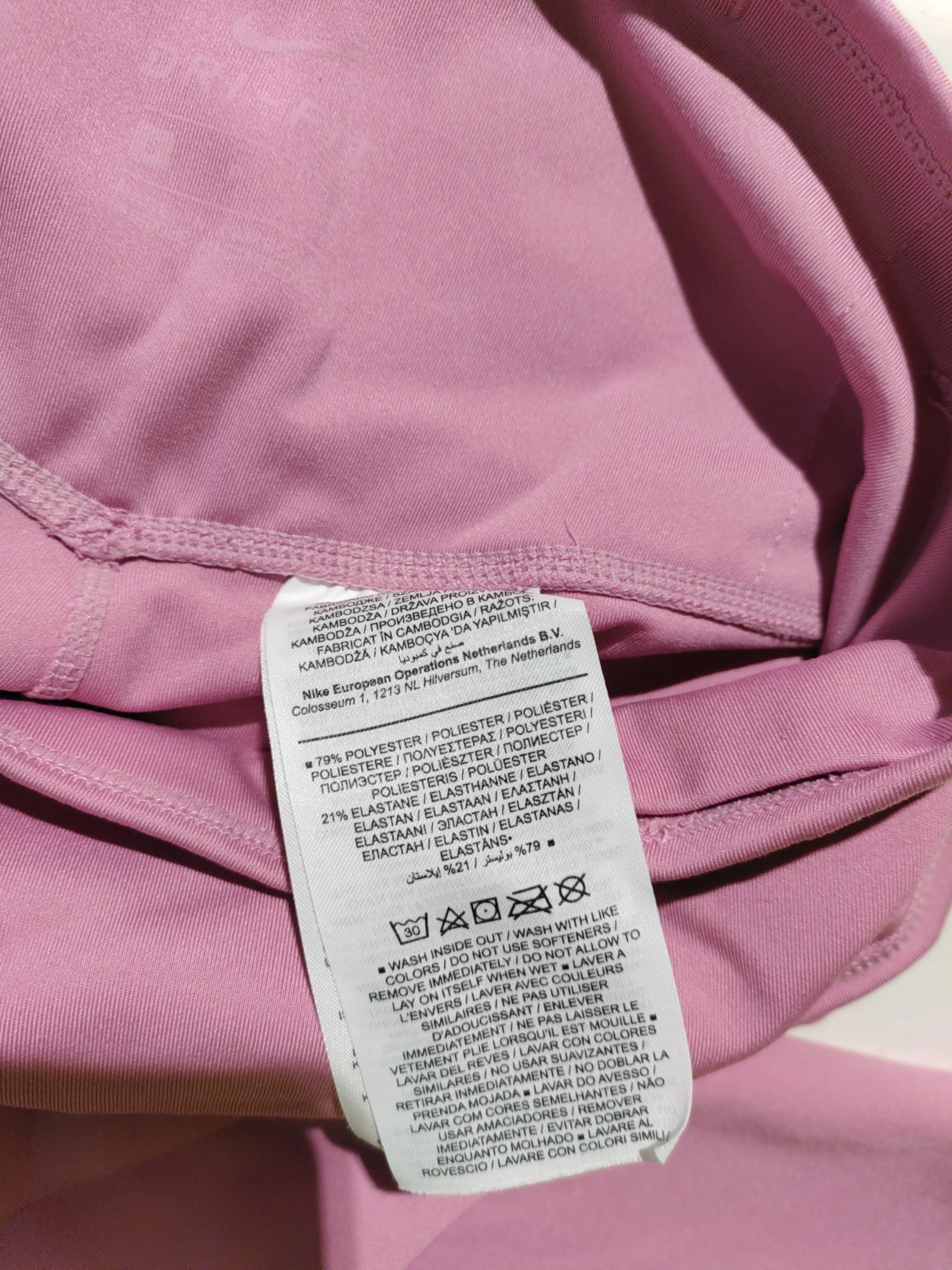 Nike Women's Leggings S Pink Polyester with Elastane Full length - Image 6
