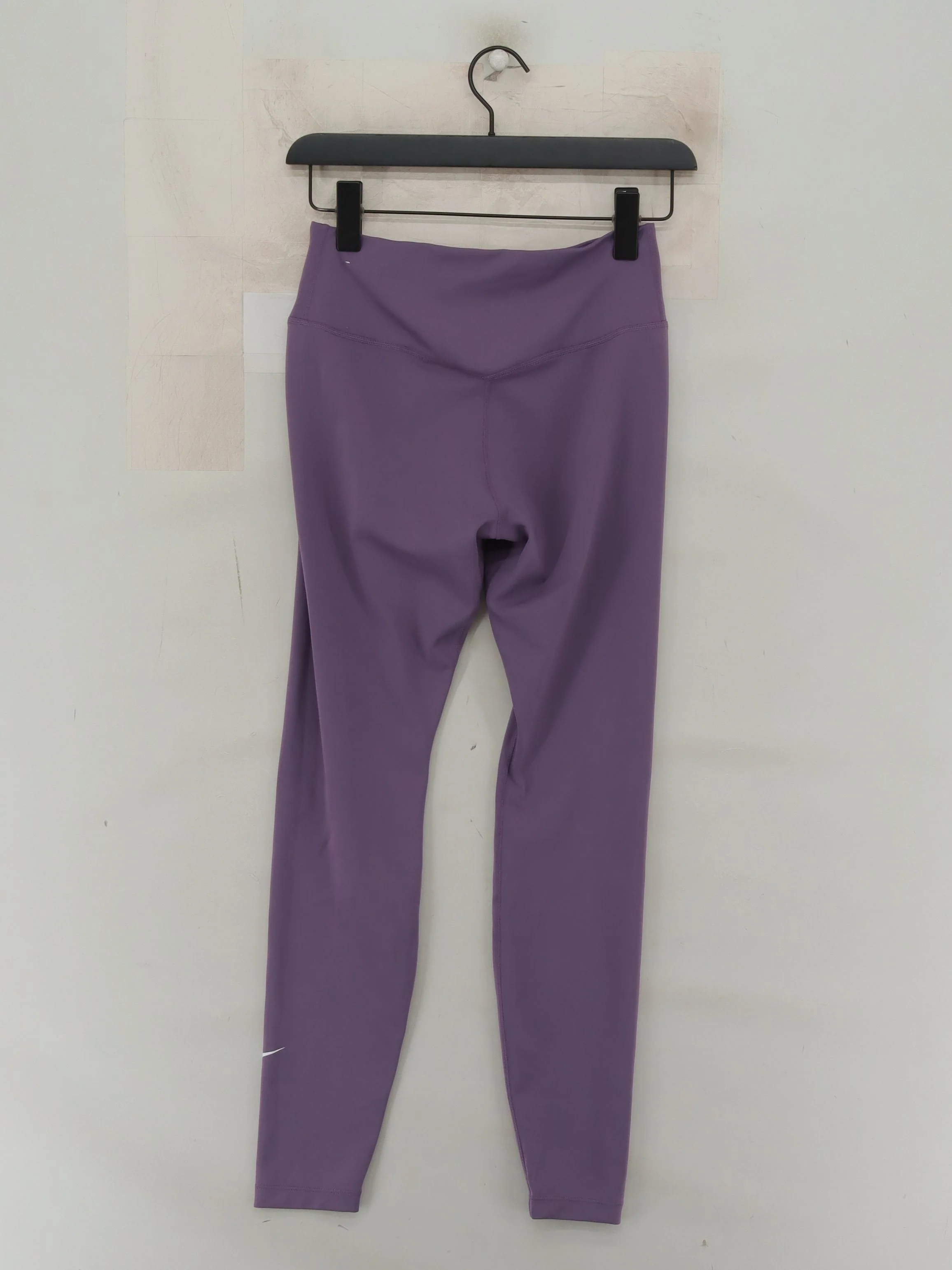Nike Women's Leggings S Purple Polyester with Elastane Full length - Image 2