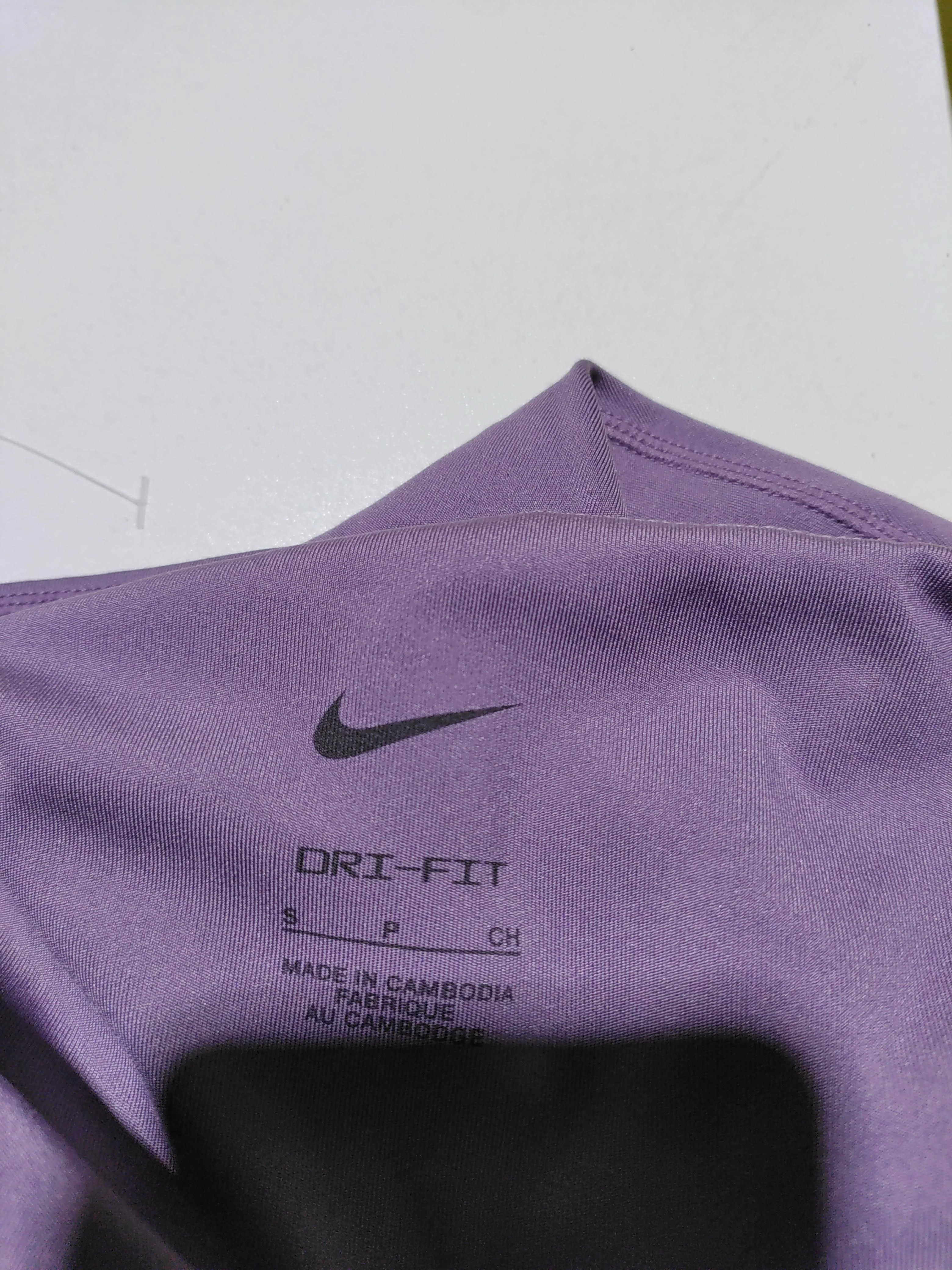 Nike Women's Leggings S Purple Polyester with Elastane Full length - Image 5