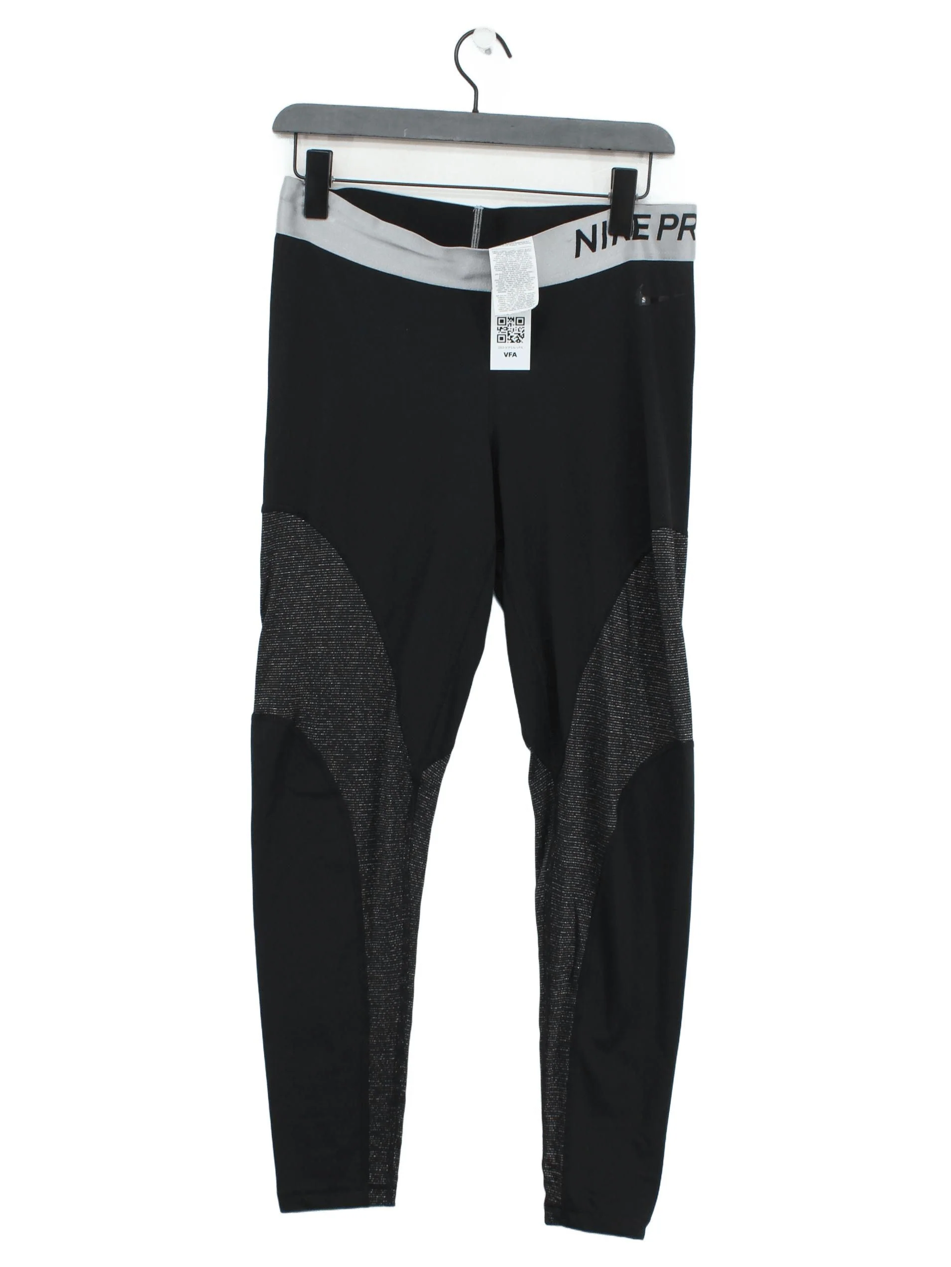 Nike Women's Leggings XL Black Polyester with Elastane, Nylon Full length