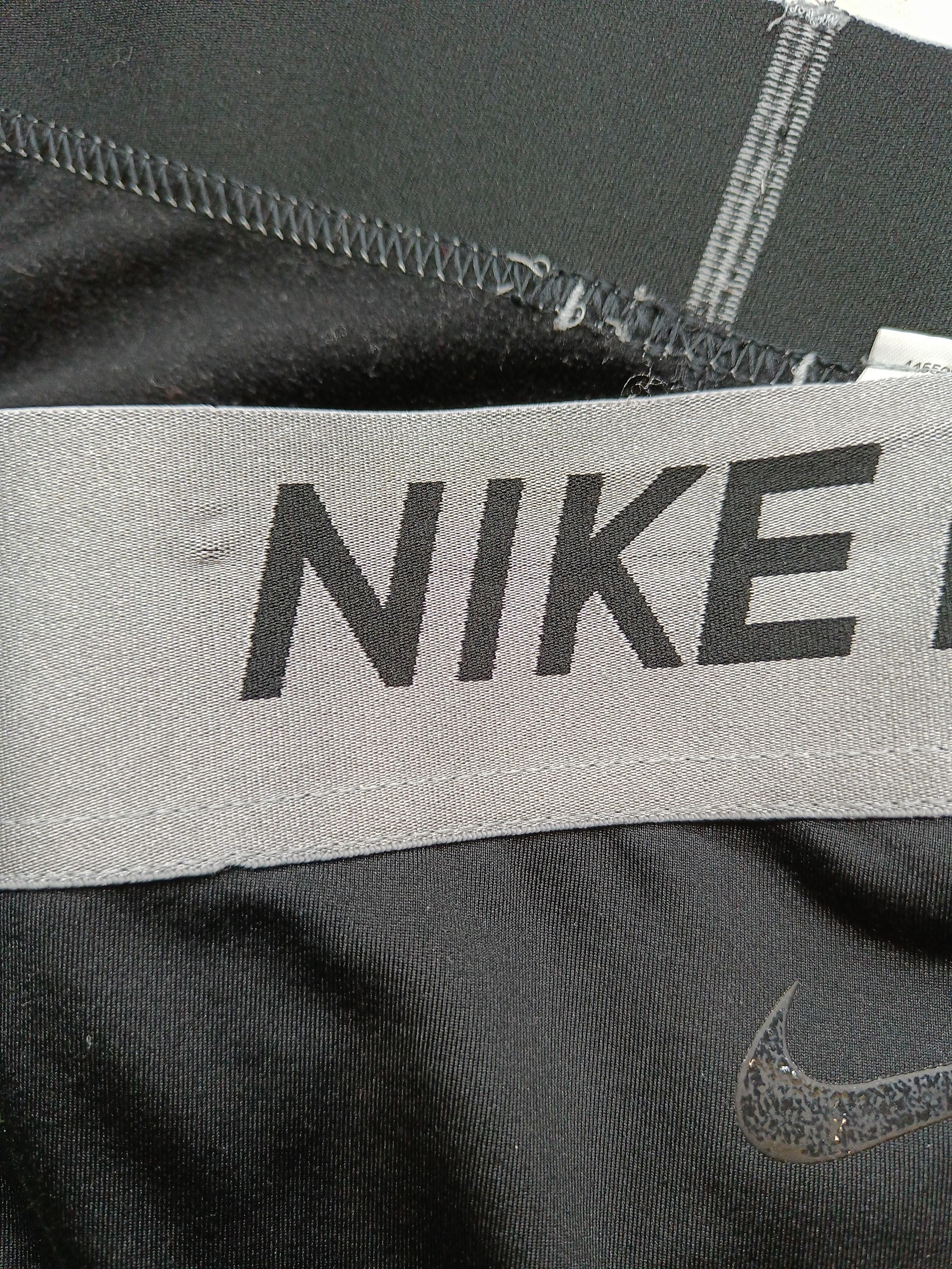 Nike Women's Leggings XL Black Polyester with Elastane, Nylon Full length - Image 5