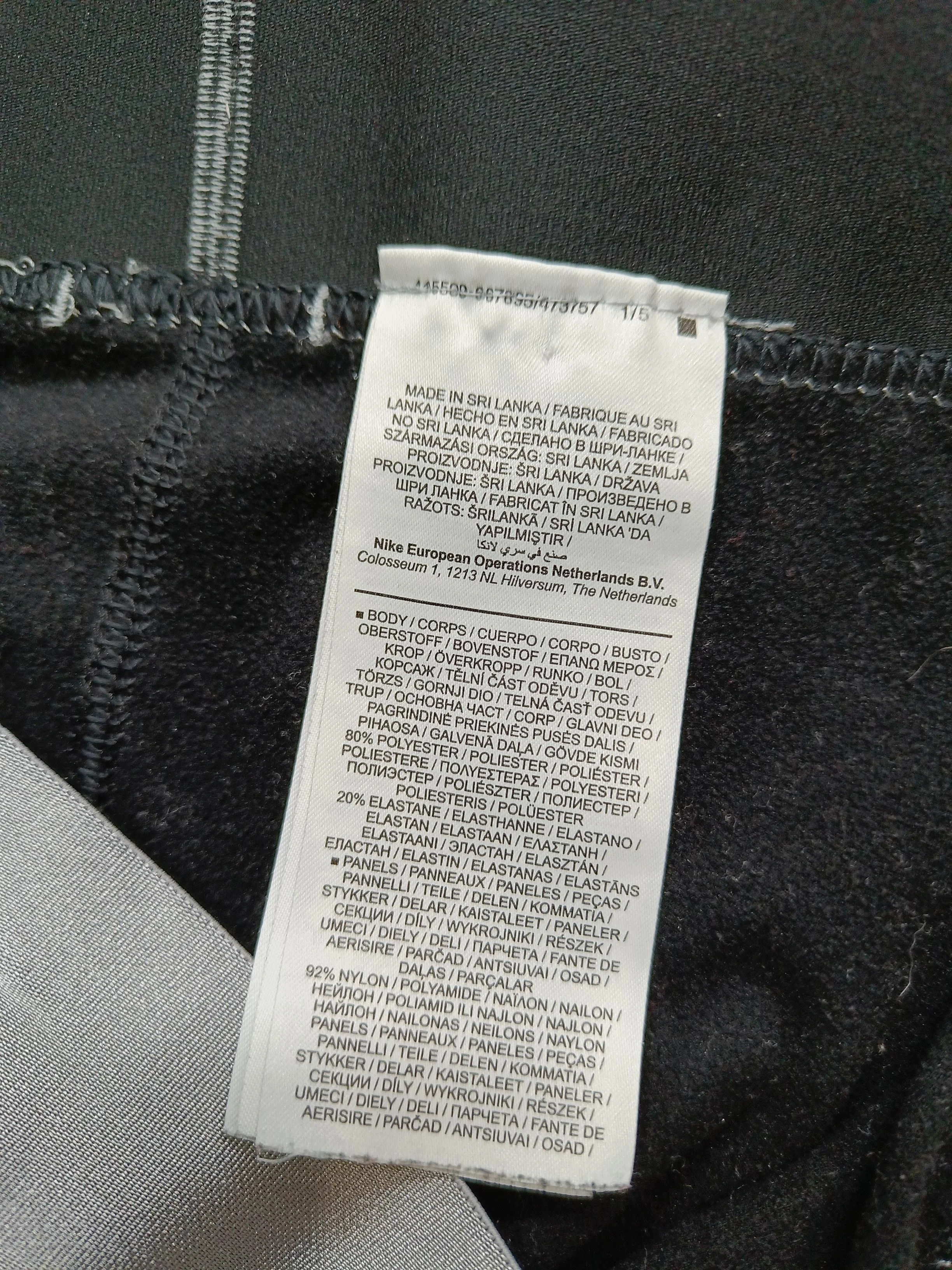 Nike Women's Leggings XL Black Polyester with Elastane, Nylon Full length - Image 6