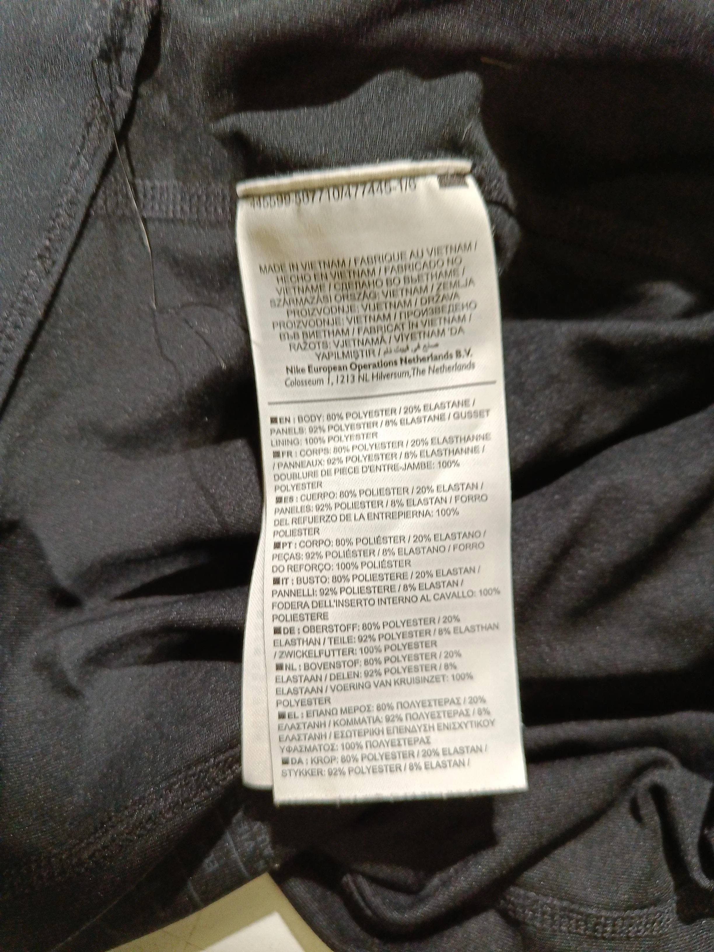 Nike Women's Leggings XS Black Polyester with Elastane Full length - Image 8