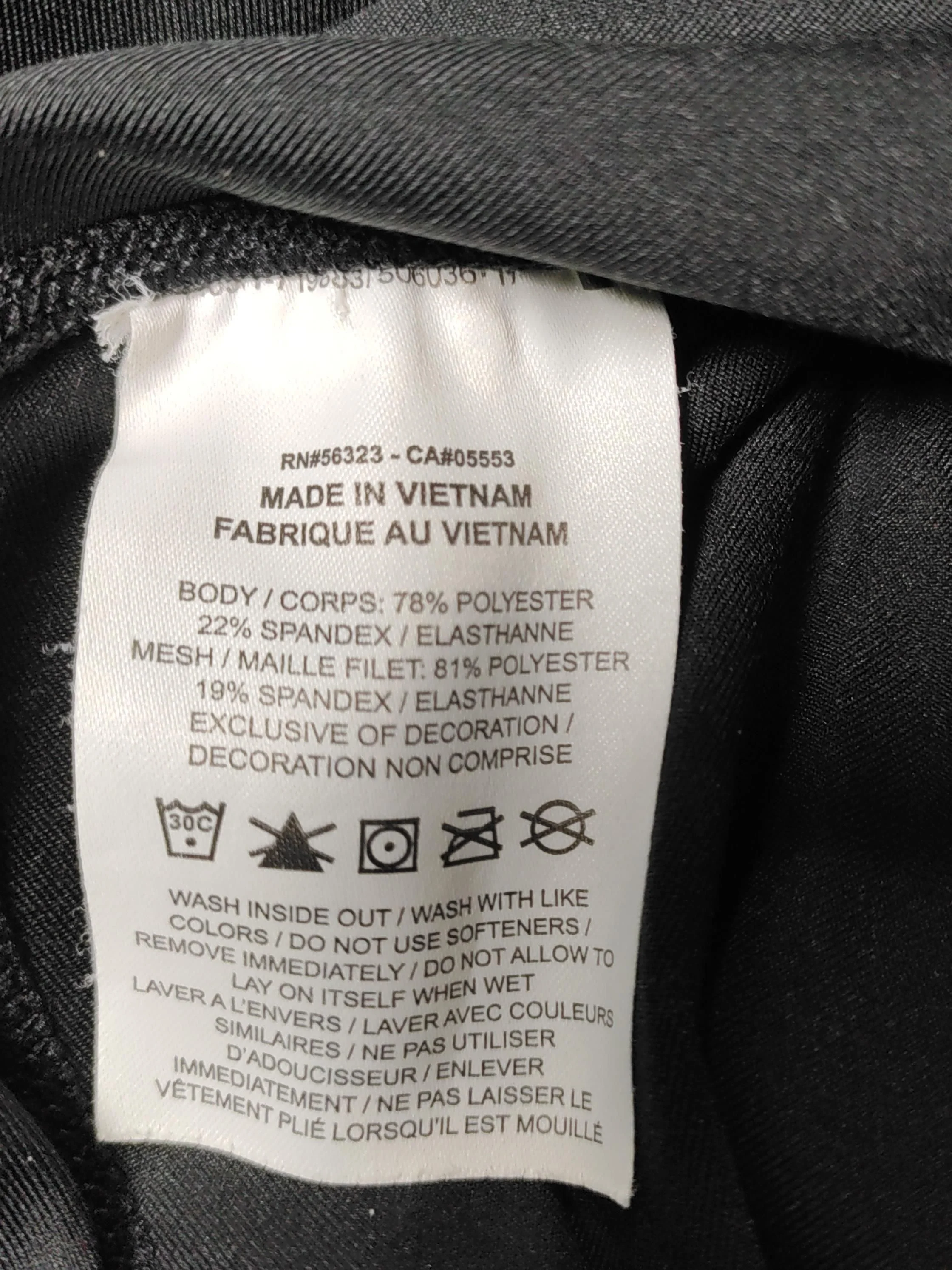 Nike Women's Leggings XS Black Polyester with Elastane, Polyamide Full length - Image 6