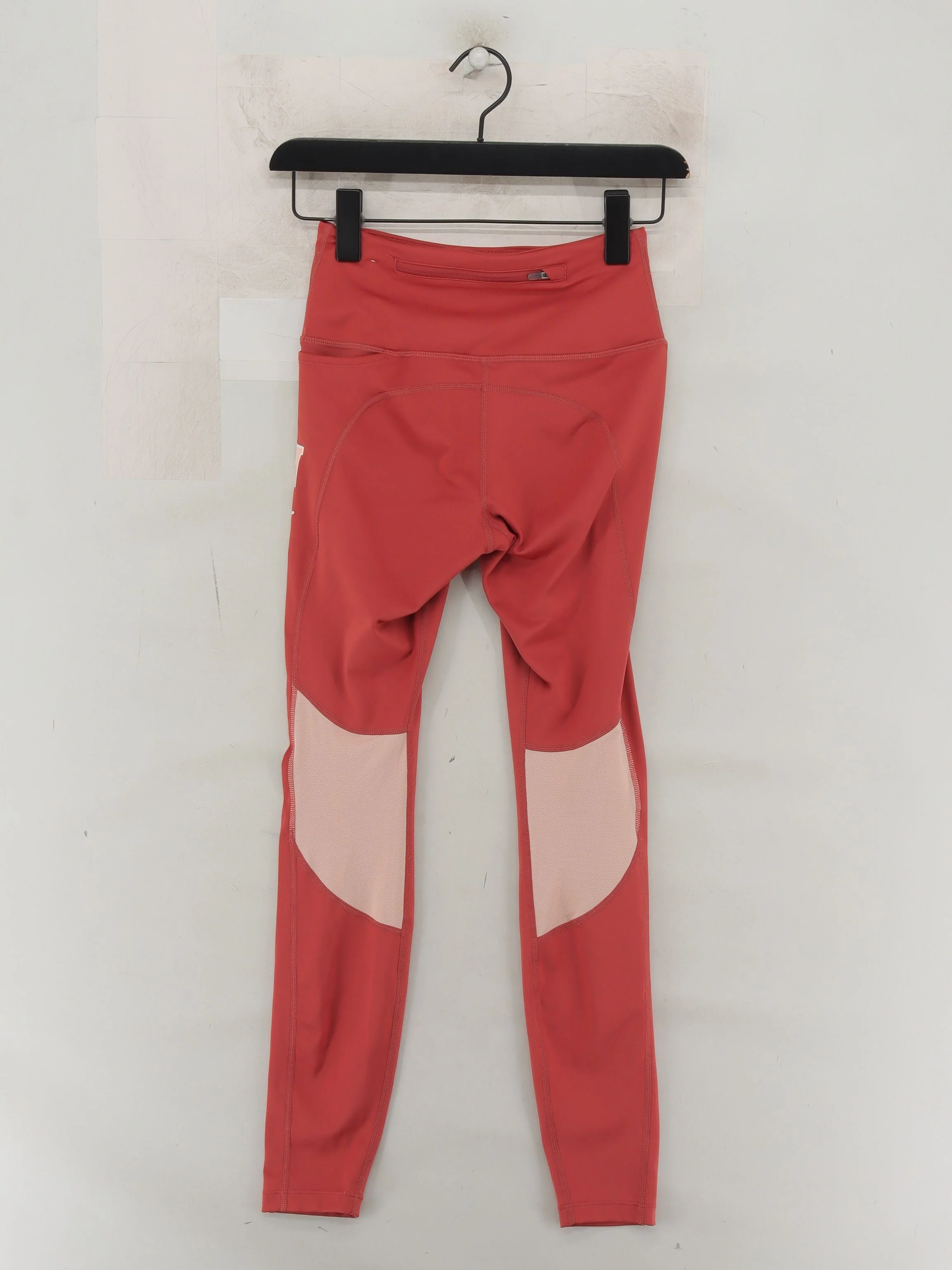 Nike Women's Leggings XS Red Graphic Polyester with Elastane Full length - Image 2