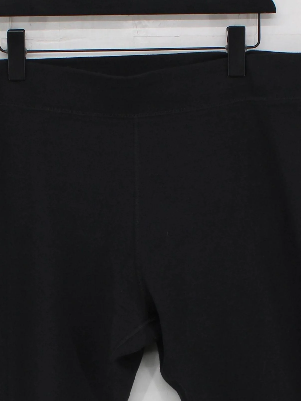Nike Women's Leggings XXL Black Cotton with Polyester, Elastane Capri - Image 3