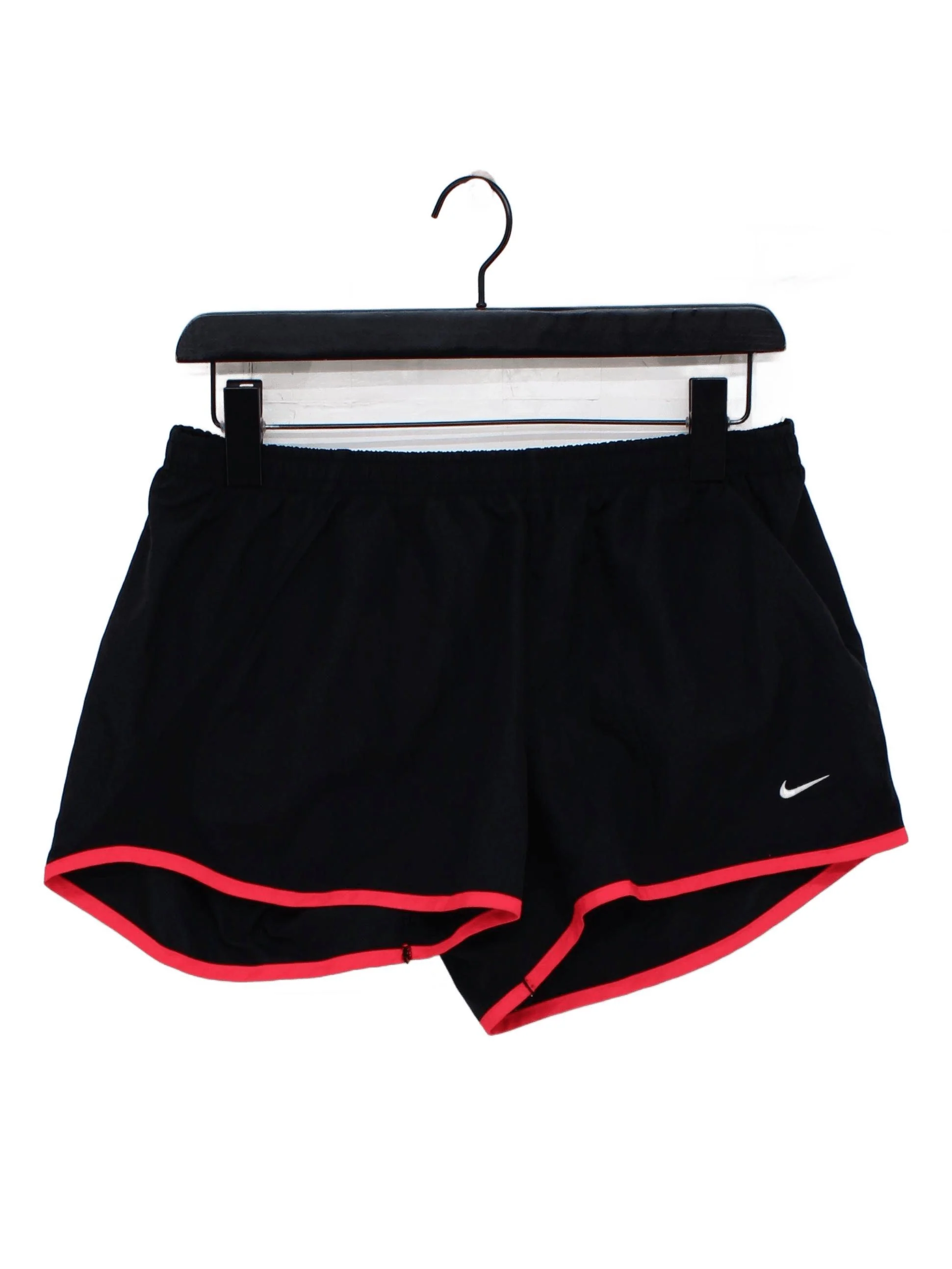 Nike Women's Shorts L Black 100% Polyester Sweat