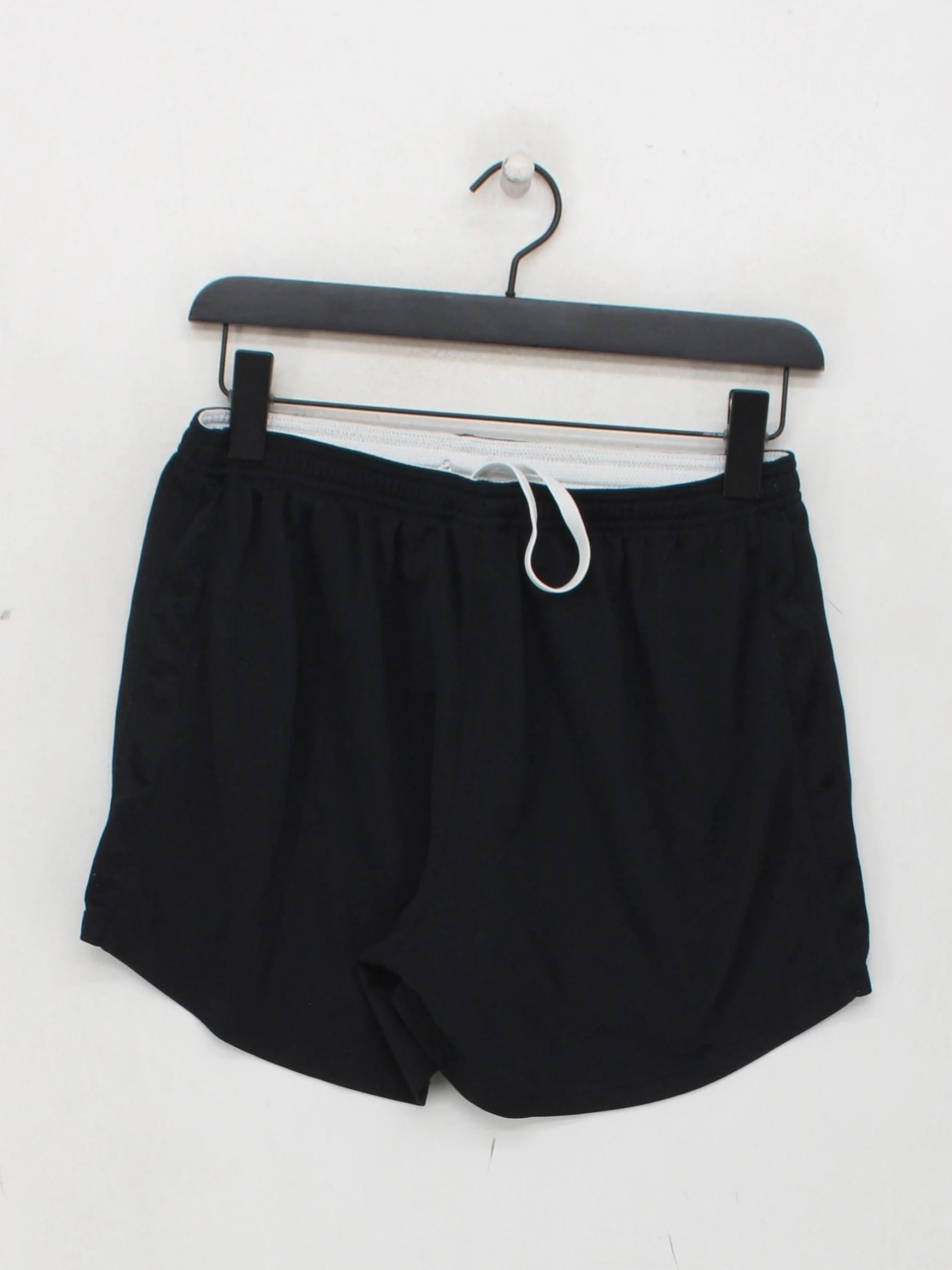 Nike Women's Shorts M Black 100% Polyester Sweat - Image 2