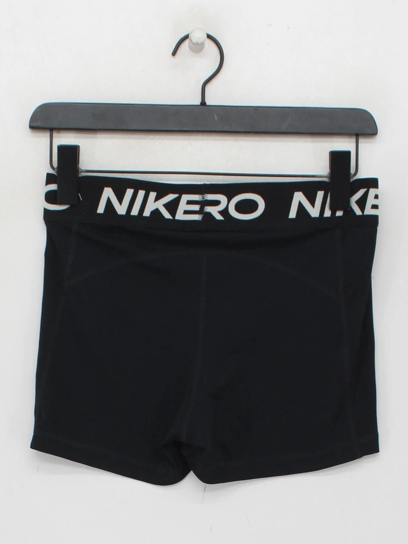 Nike Women's Shorts M Black Polyester with Elastane Sweat - Image 2