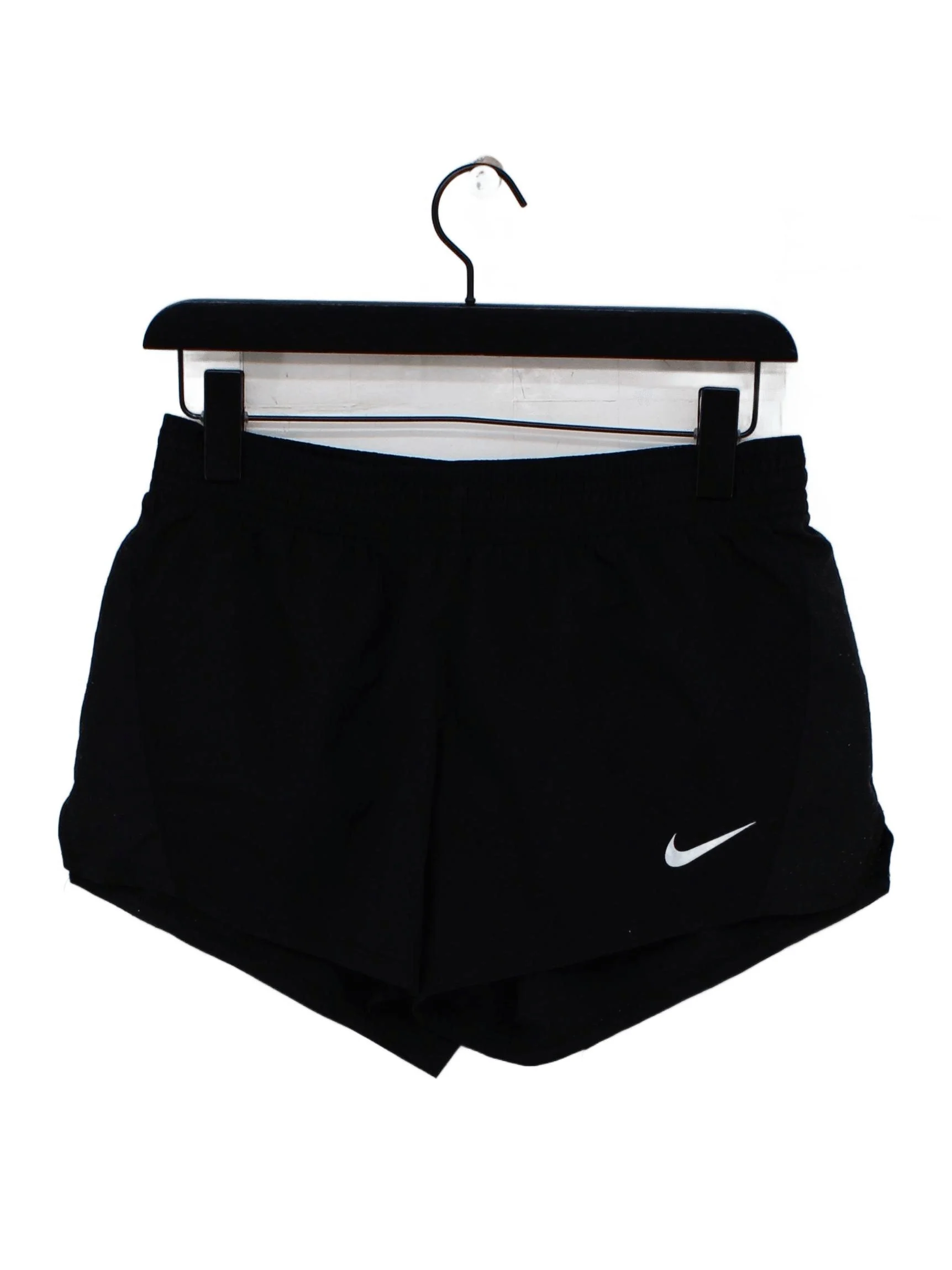 Nike Women's Shorts S Black 100% Polyester Sweat