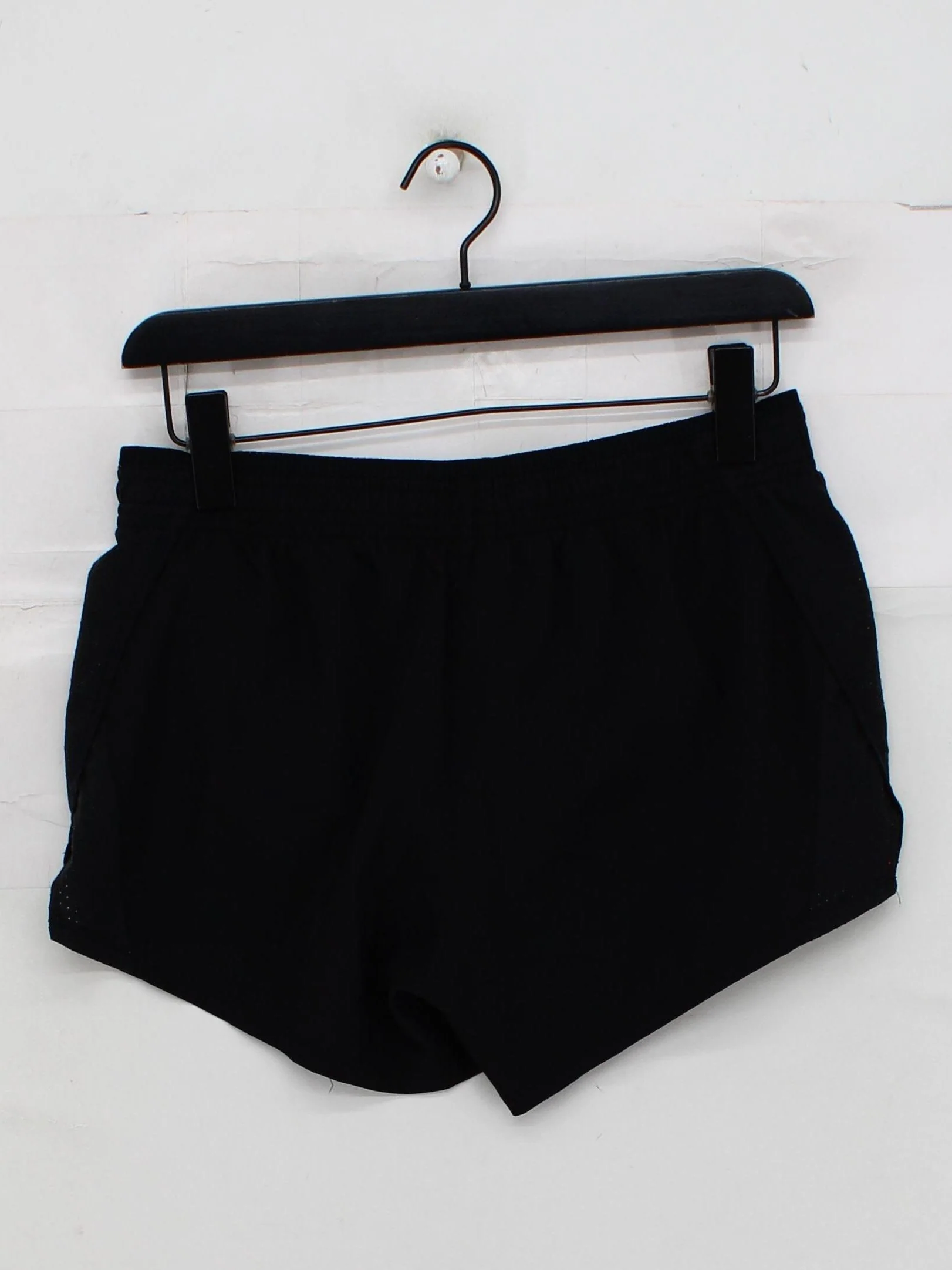 Nike Women's Shorts S Black 100% Polyester Sweat - Image 2