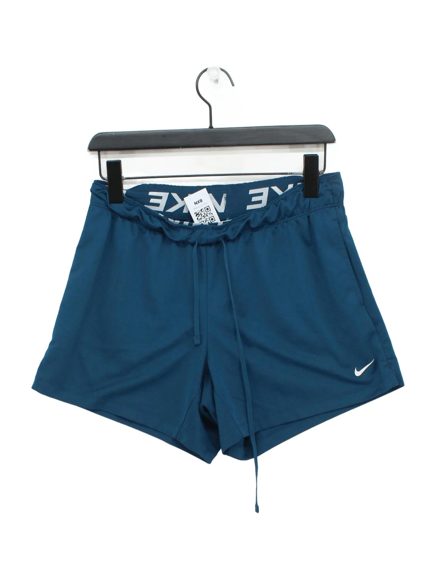 Nike Women's Shorts S Blue 100% Polyester Sweat