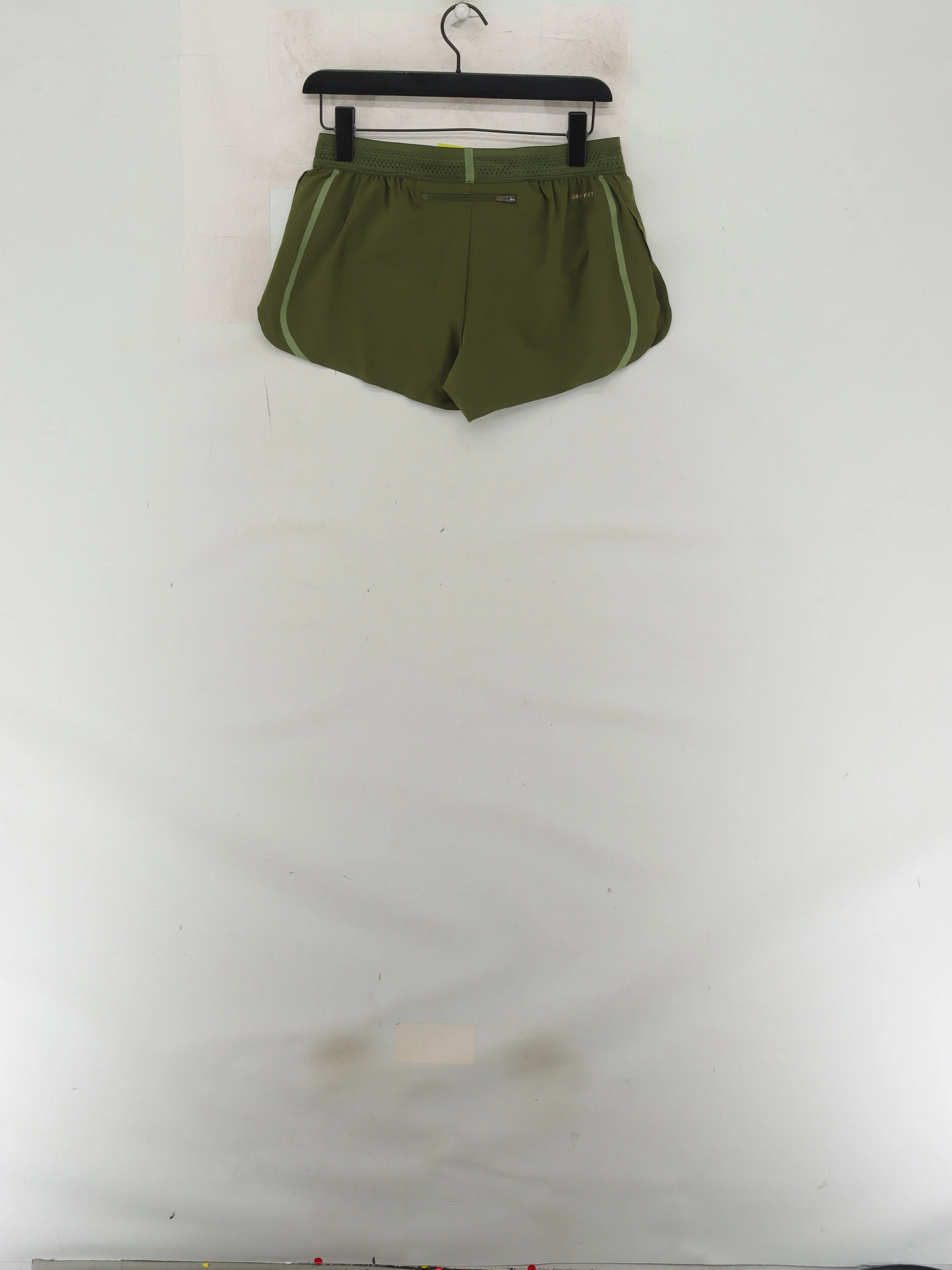 Nike Women's Shorts S Green Polyester with Elastane Sweat - Image 2