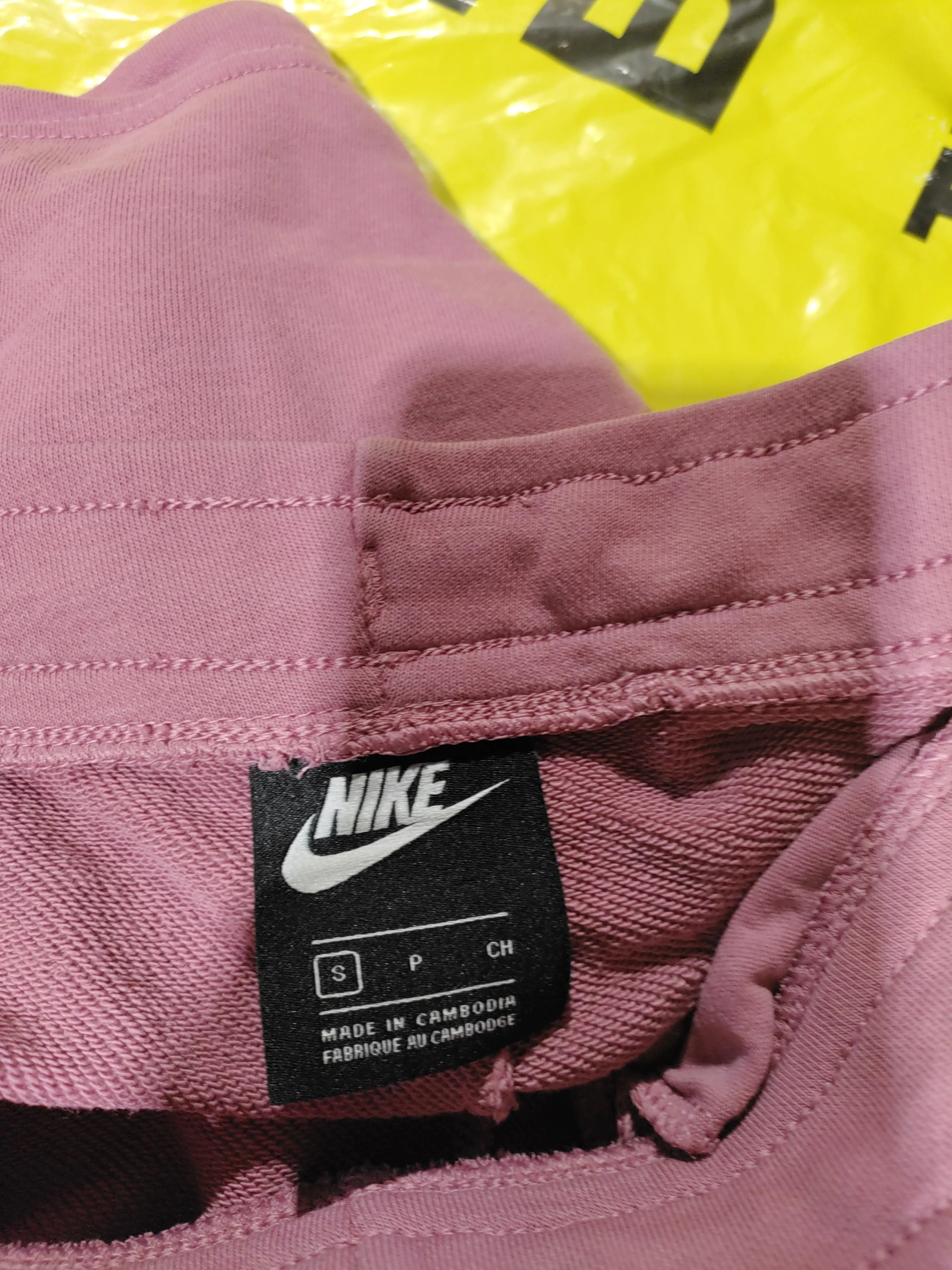 Nike Women's Shorts S Pink 100% Cotton Sweat - Image 5