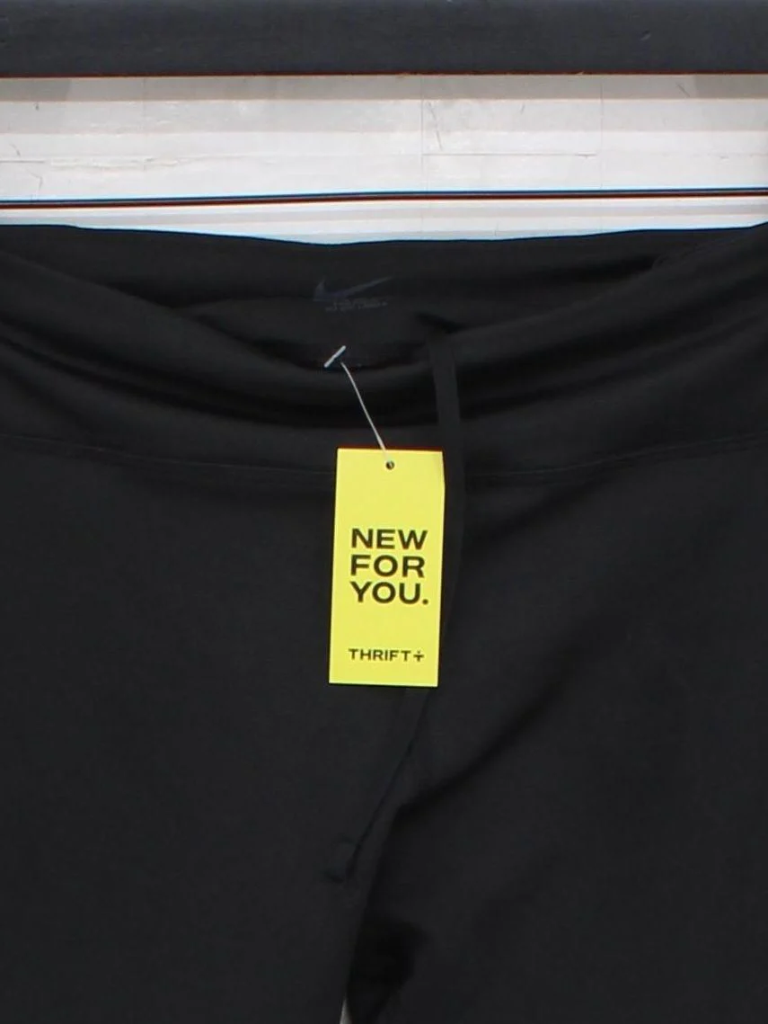 Nike Women's Sports Bottoms L Black 100% Nylon Sweatpants - Image 3