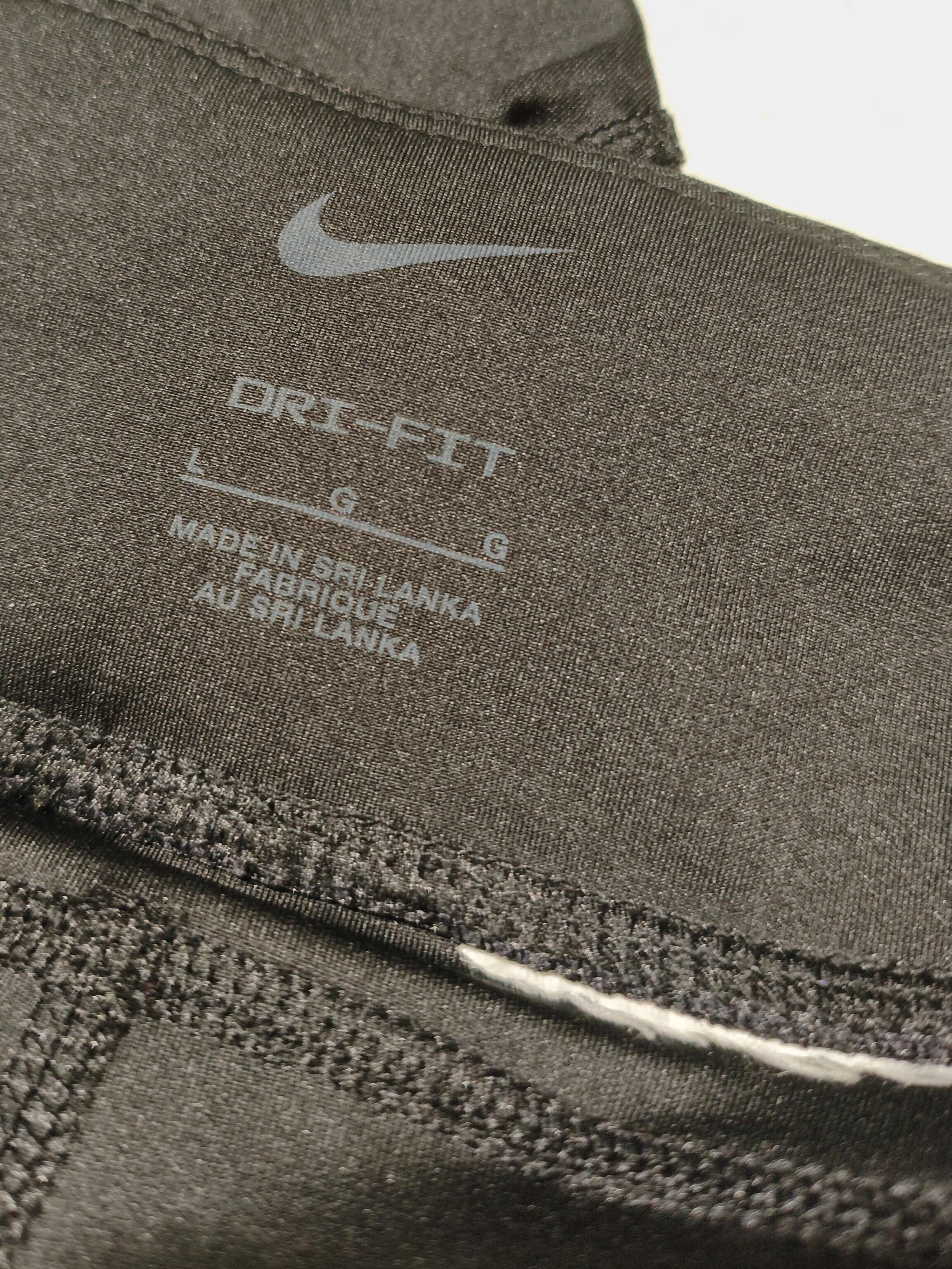 Nike Women's Sports Bottoms L Black 100% Nylon Sweatpants - Image 5