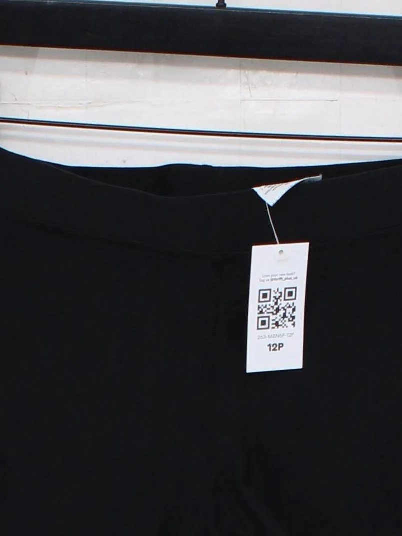 Nike Women's Sports Bottoms L Black Polyester with Spandex Sweatpants - Image 3