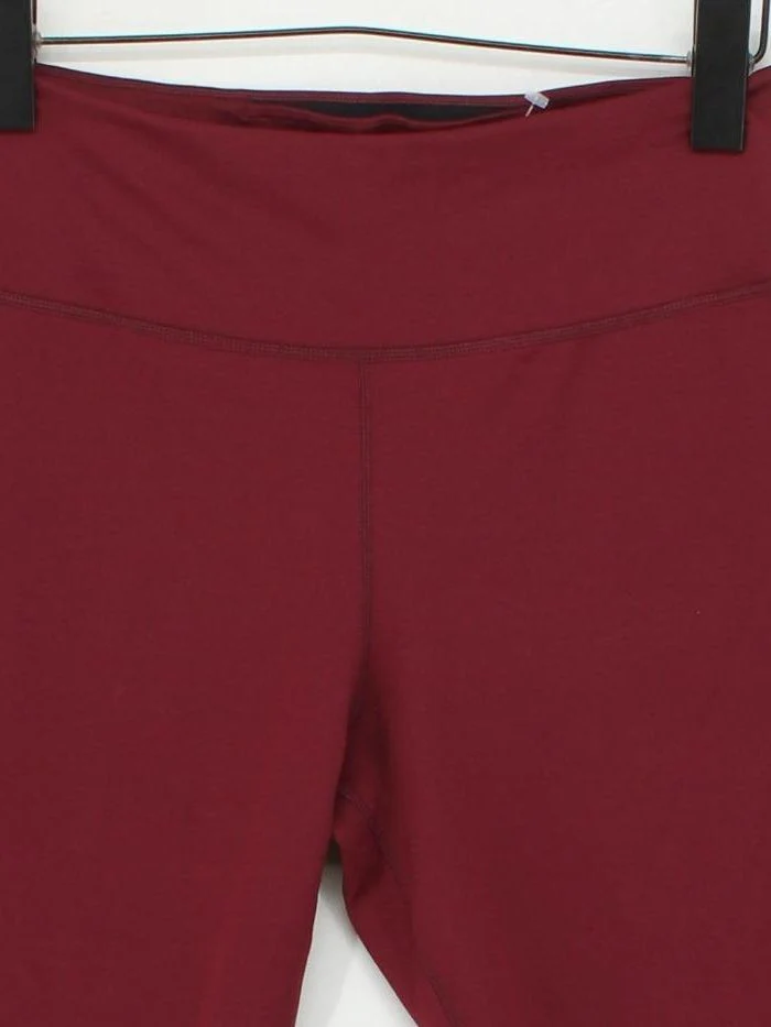 Nike Women's Sports Bottoms L Red Polyester with Elastane Sweatpants - Image 3
