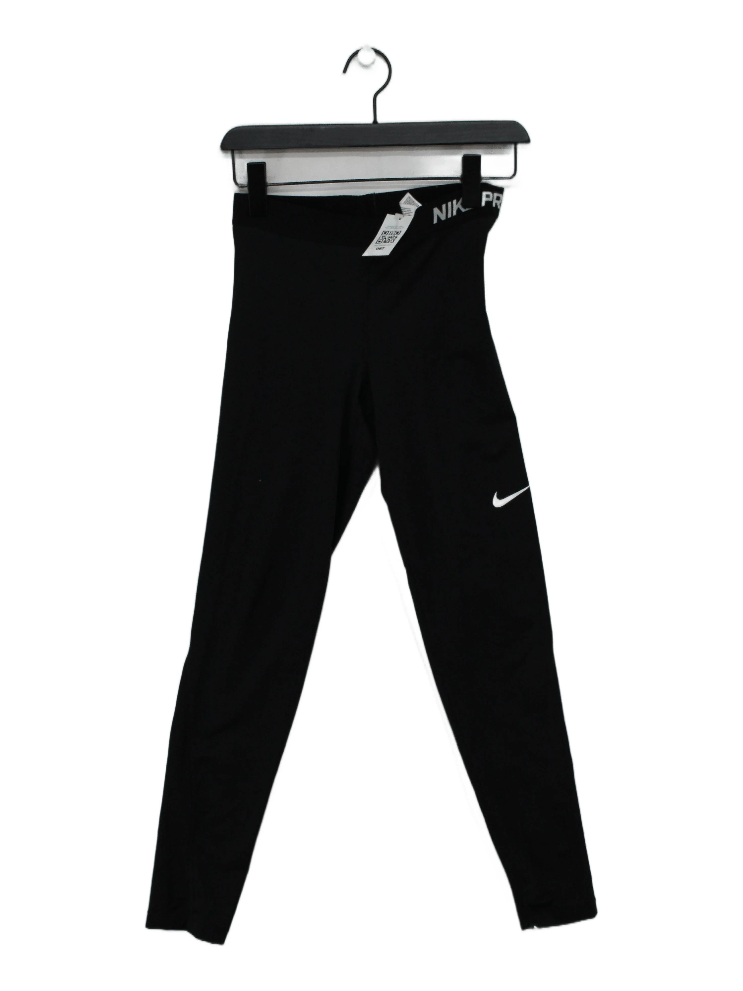 Nike Women's Sports Bottoms M Black Polyester with Elastane Sweatpants