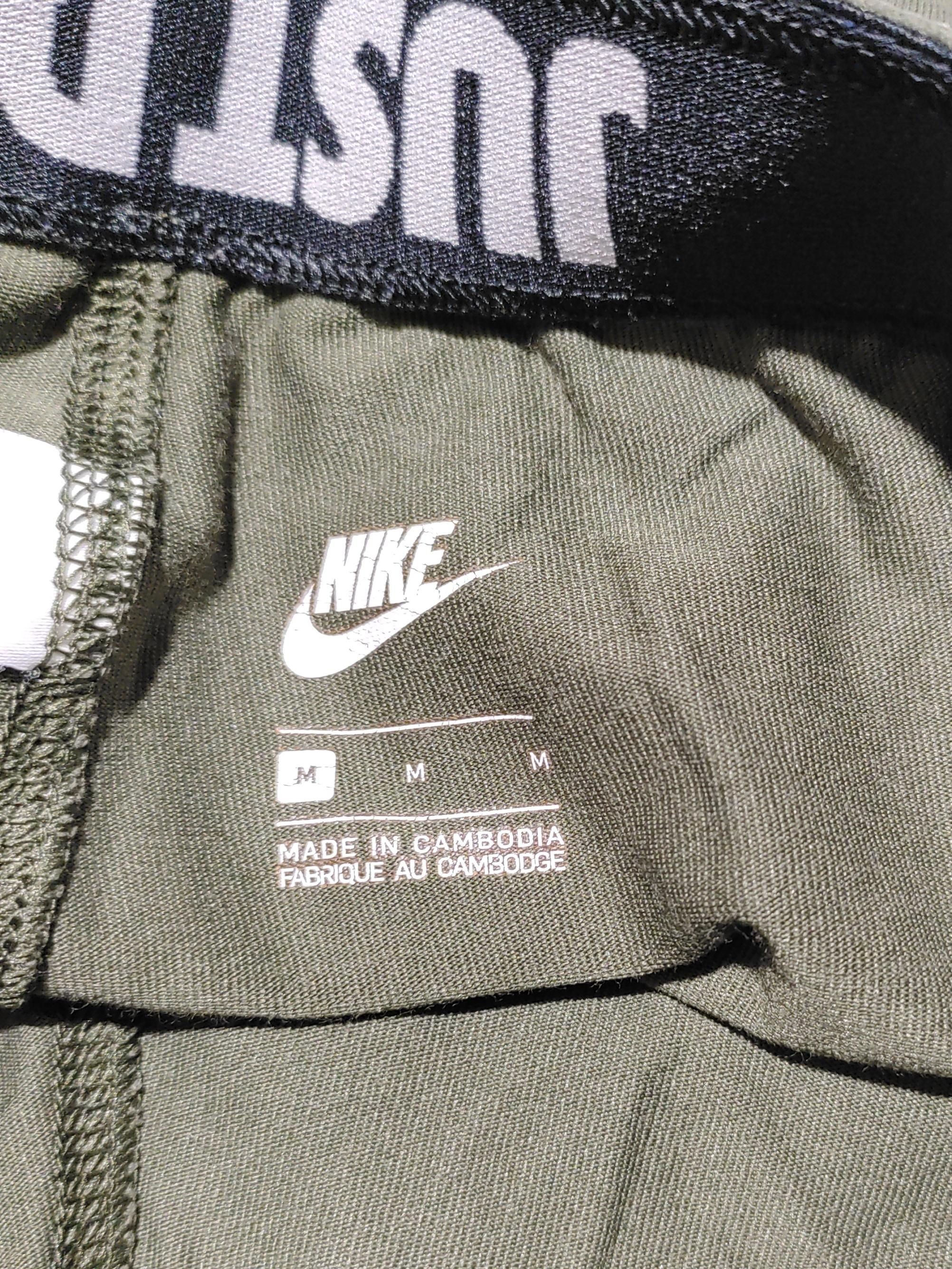 Nike Women's Sports Bottoms M Green Cotton with Polyester, Elastane Sweatpants - Image 6