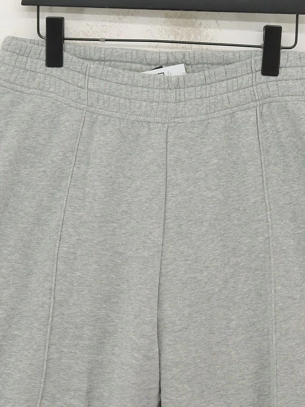 Nike Women's Sports Bottoms M Grey Cotton with Polyester Sweatpants - Image 3