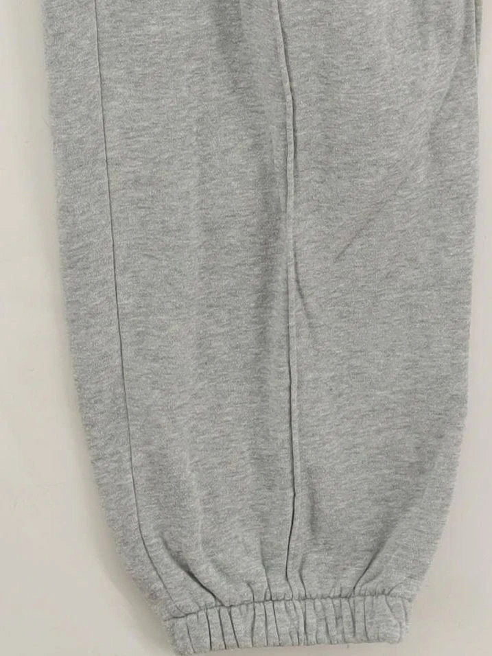 Nike Women's Sports Bottoms M Grey Cotton with Polyester Sweatpants - Image 4