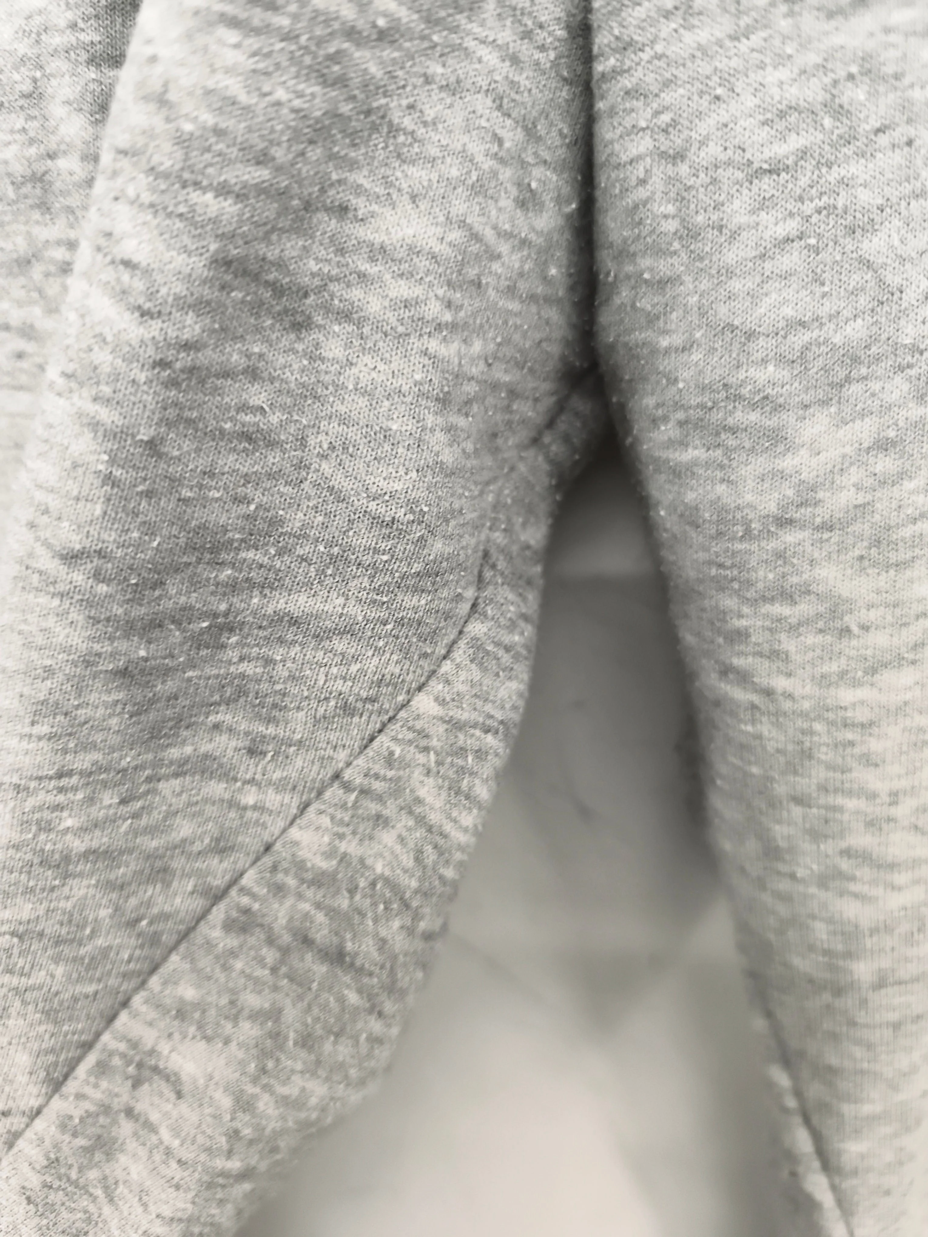 Nike Women's Sports Bottoms M Grey Cotton with Polyester Sweatpants - Image 5