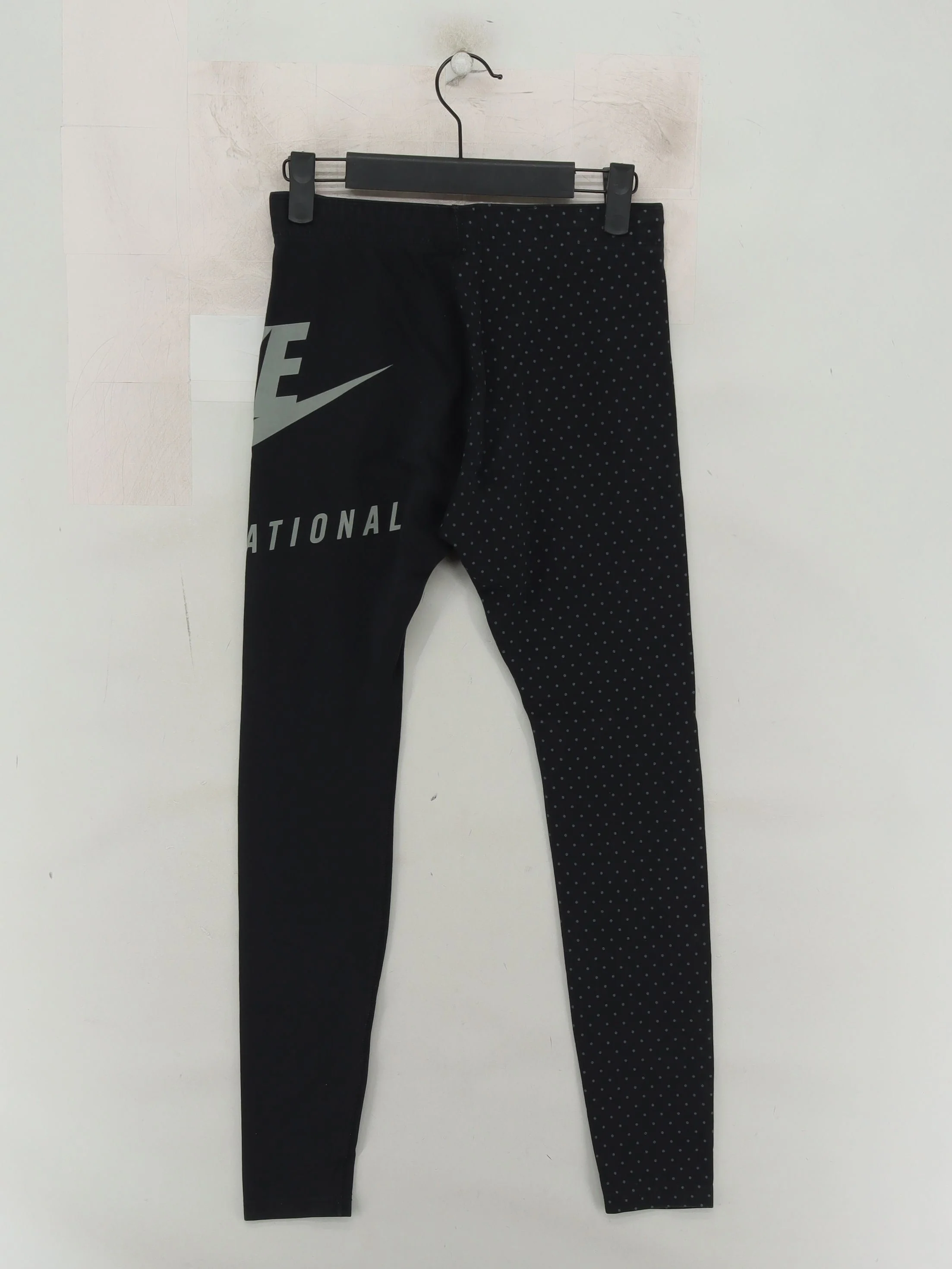 Nike Women's Sports Bottoms S Black Cotton with Polyester, Elastane Sweatpants - Image 2