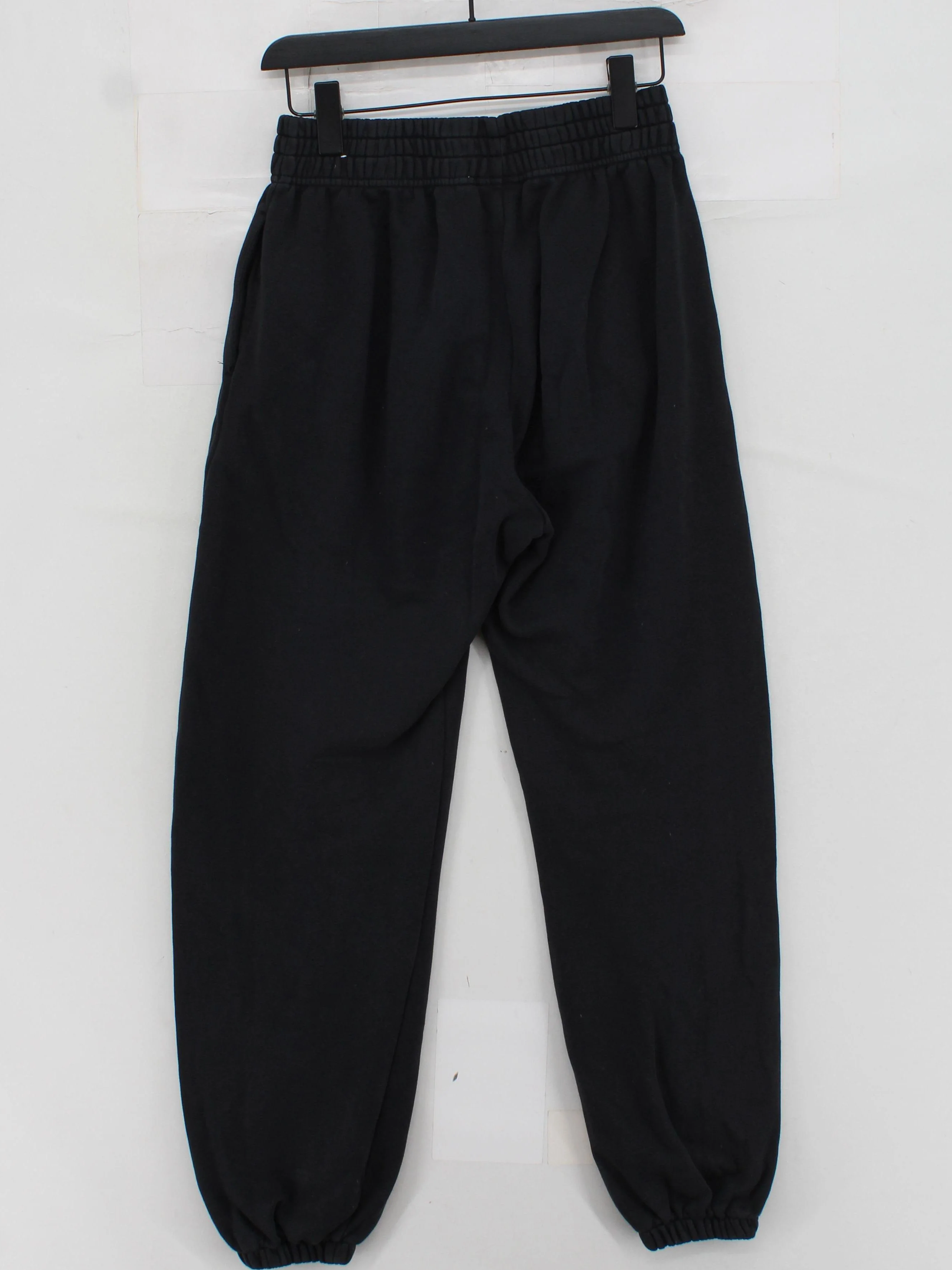 Nike Women's Sports Bottoms S Black Cotton with Polyester, Elastane Sweatpants - Image 2
