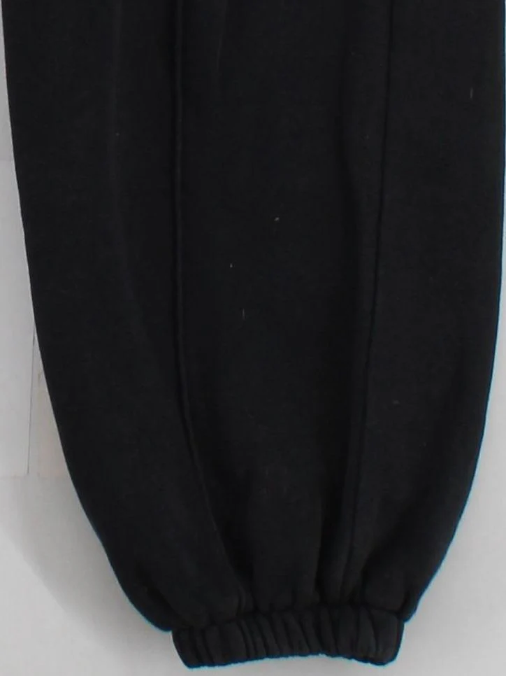 Nike Women's Sports Bottoms S Black Cotton with Polyester, Elastane Sweatpants - Image 4
