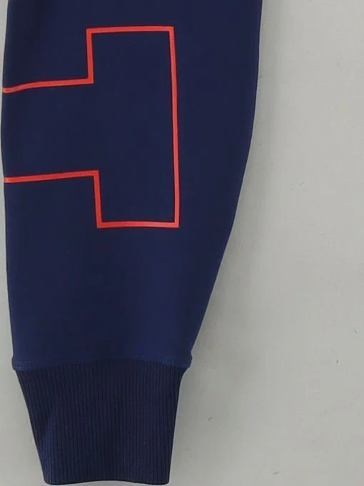 Nike Women's Sports Bottoms S Blue Graphic Polyester with Elastane Sweatpants - Image 4