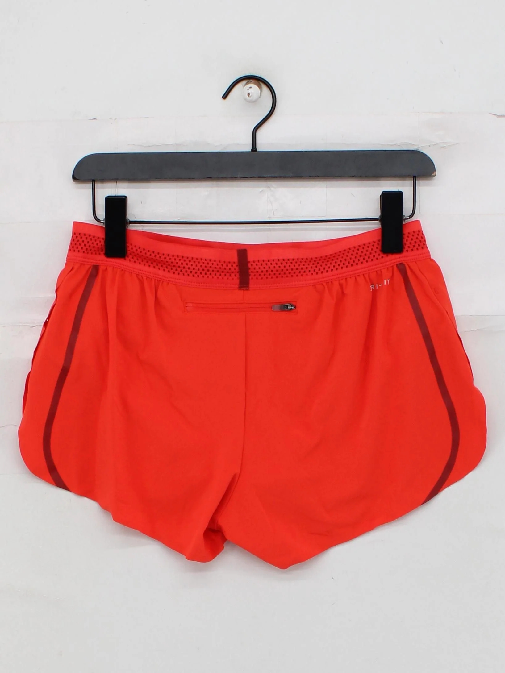 Nike Women's Sports Bottoms S Orange Polyester with Elastane, Nylon Sweatpants - Image 2