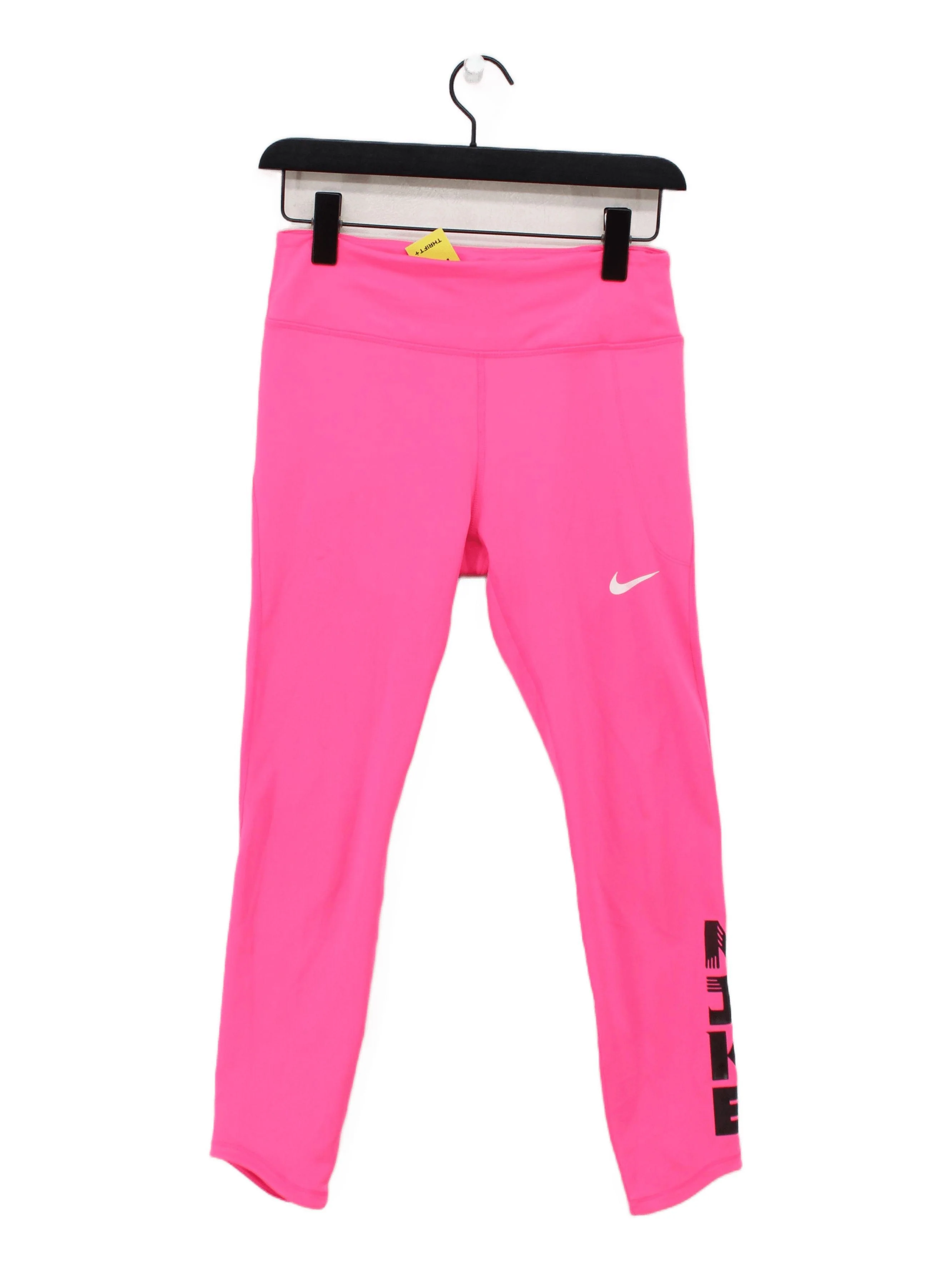 Nike Women's Sports Bottoms S Pink Polyester with Elastane Sweatpants