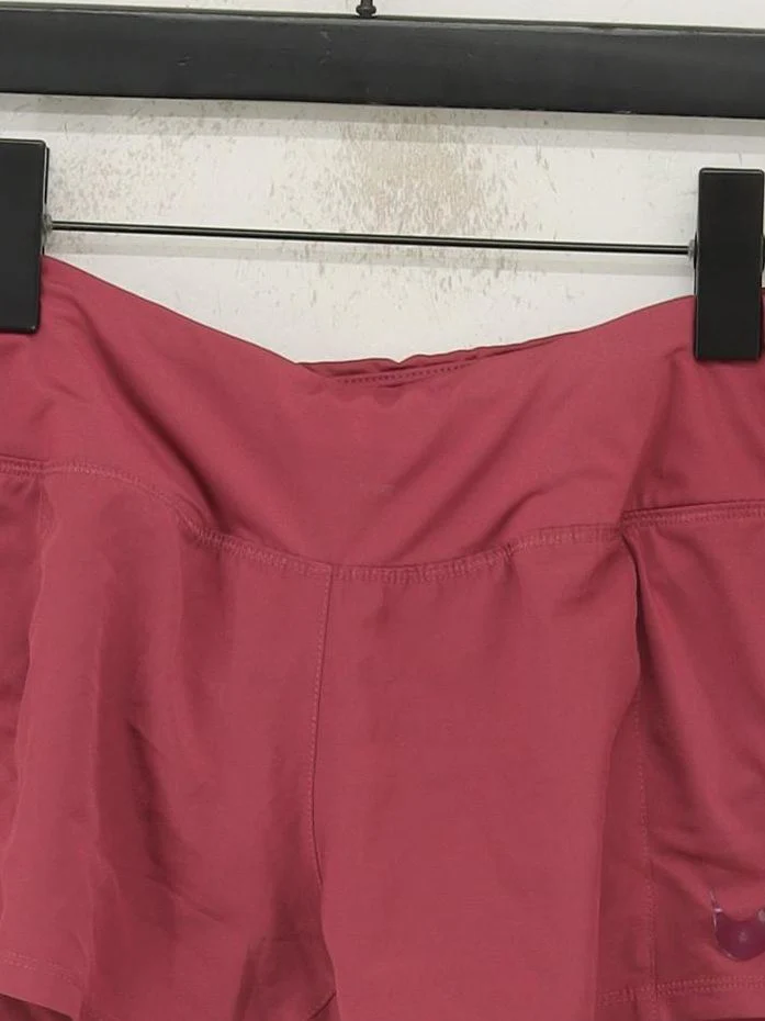 Nike Women's Sports Bottoms S Red Polyester with Elastane Sweatpants - Image 3