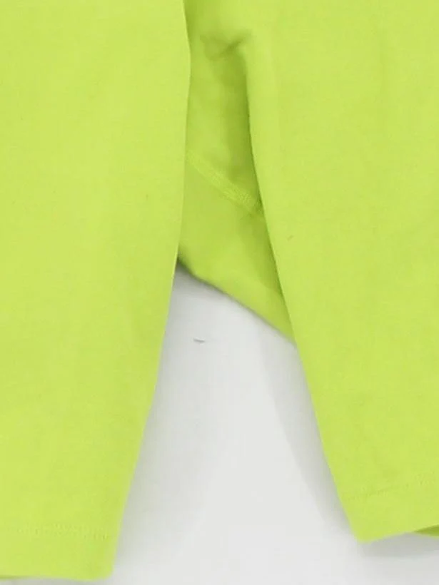 Nike Women's Sports Bottoms S Yellow Cotton with Polyester, Spandex Sweatpants - Image 4