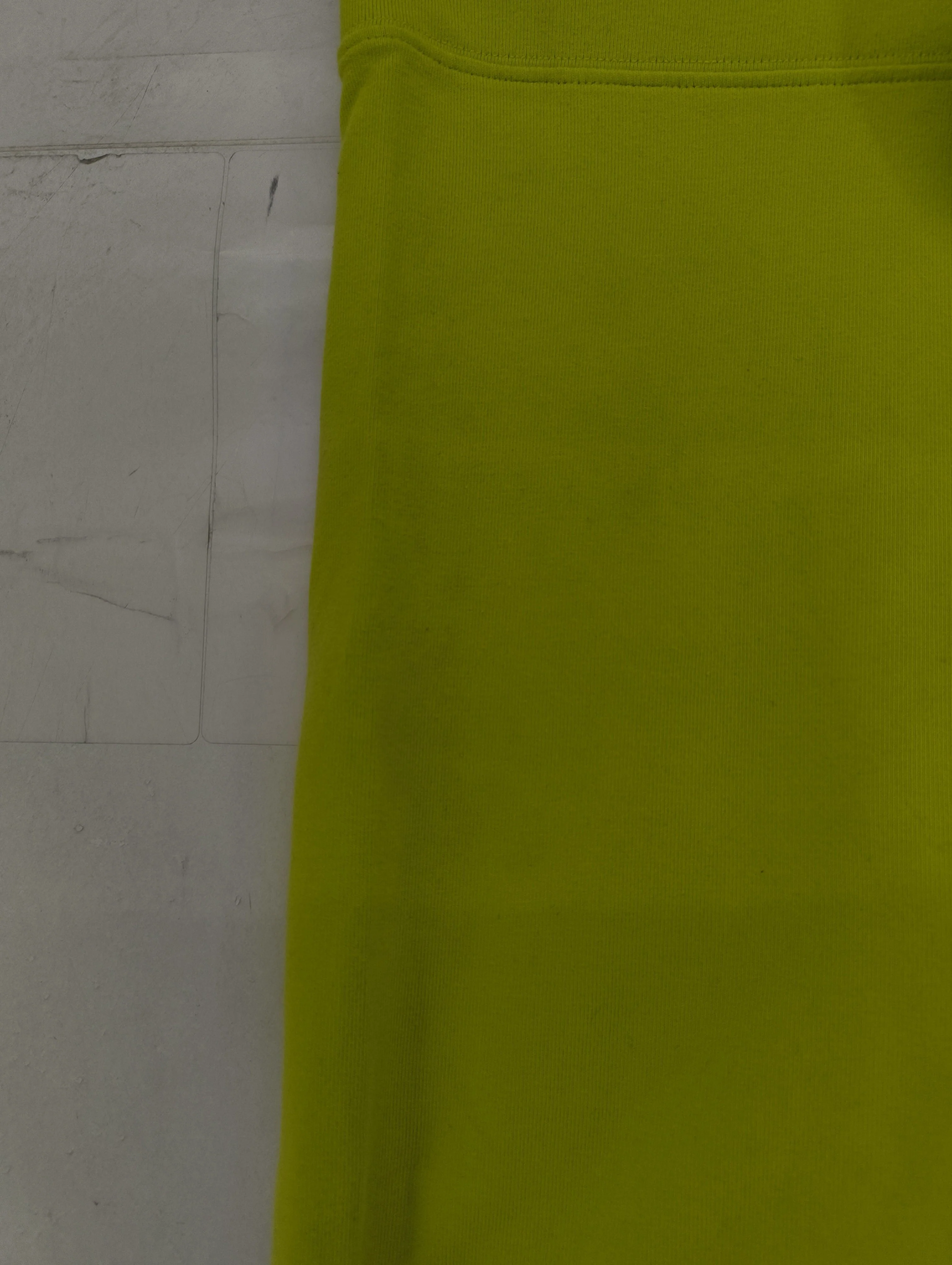 Nike Women's Sports Bottoms S Yellow Cotton with Polyester, Spandex Sweatpants - Image 5