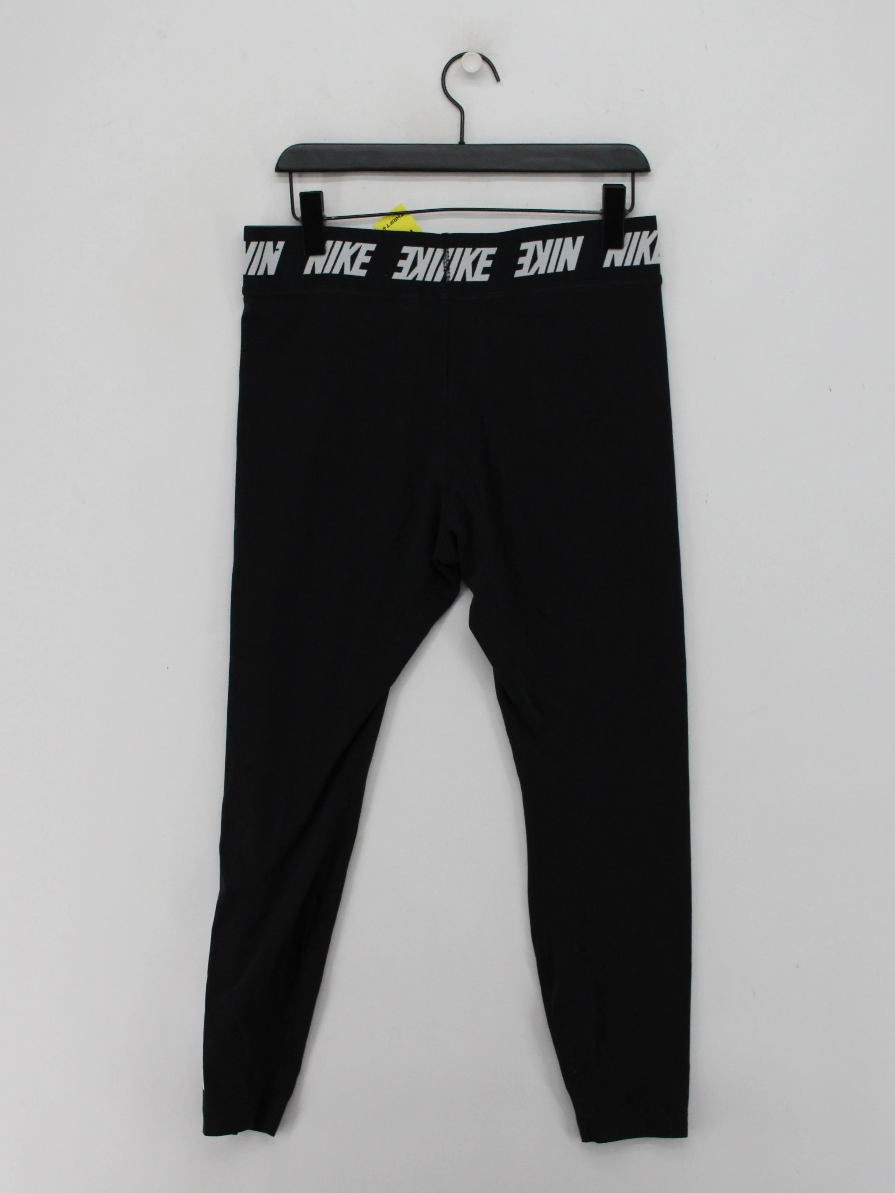 Nike Women's Sports Bottoms XL Black Cotton with Polyester, Elastane Sweatpants - Image 2