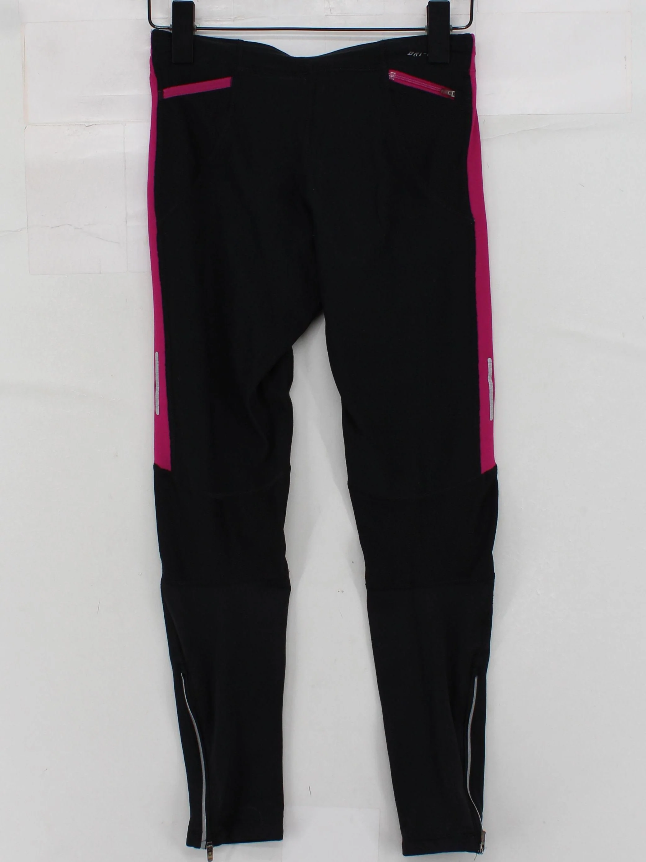 Nike Women's Sports Bottoms XXS Black Polyester with Elastane Sweatpants - Image 2