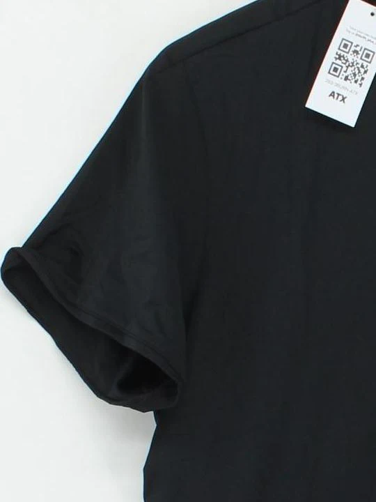 Nike Women's T-Shirt L Black Graphic Polyester with Elastane Basic New with tags - Image 4