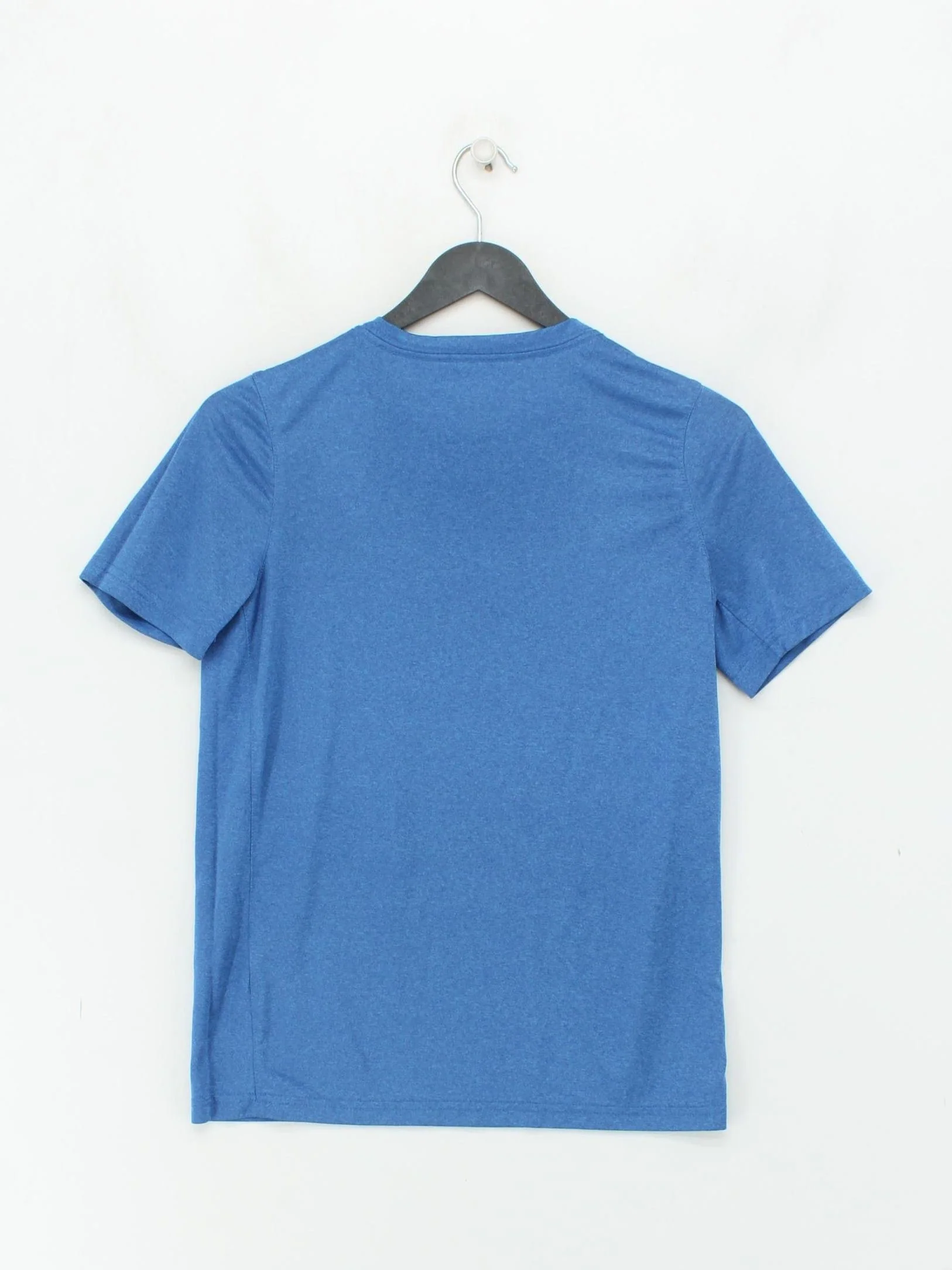 Nike Women's T-Shirt L Blue 100% Polyester Short Sleeve Round Neck Basic - Image 2