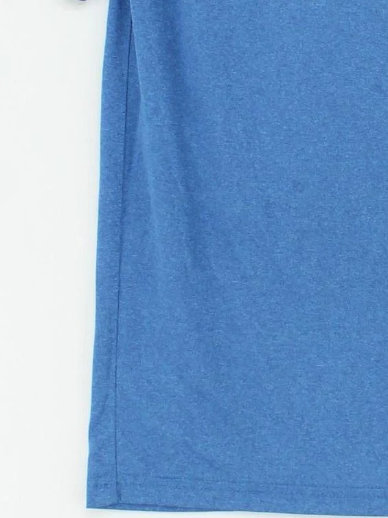 Nike Women's T-Shirt L Blue 100% Polyester Short Sleeve Round Neck Basic - Image 4