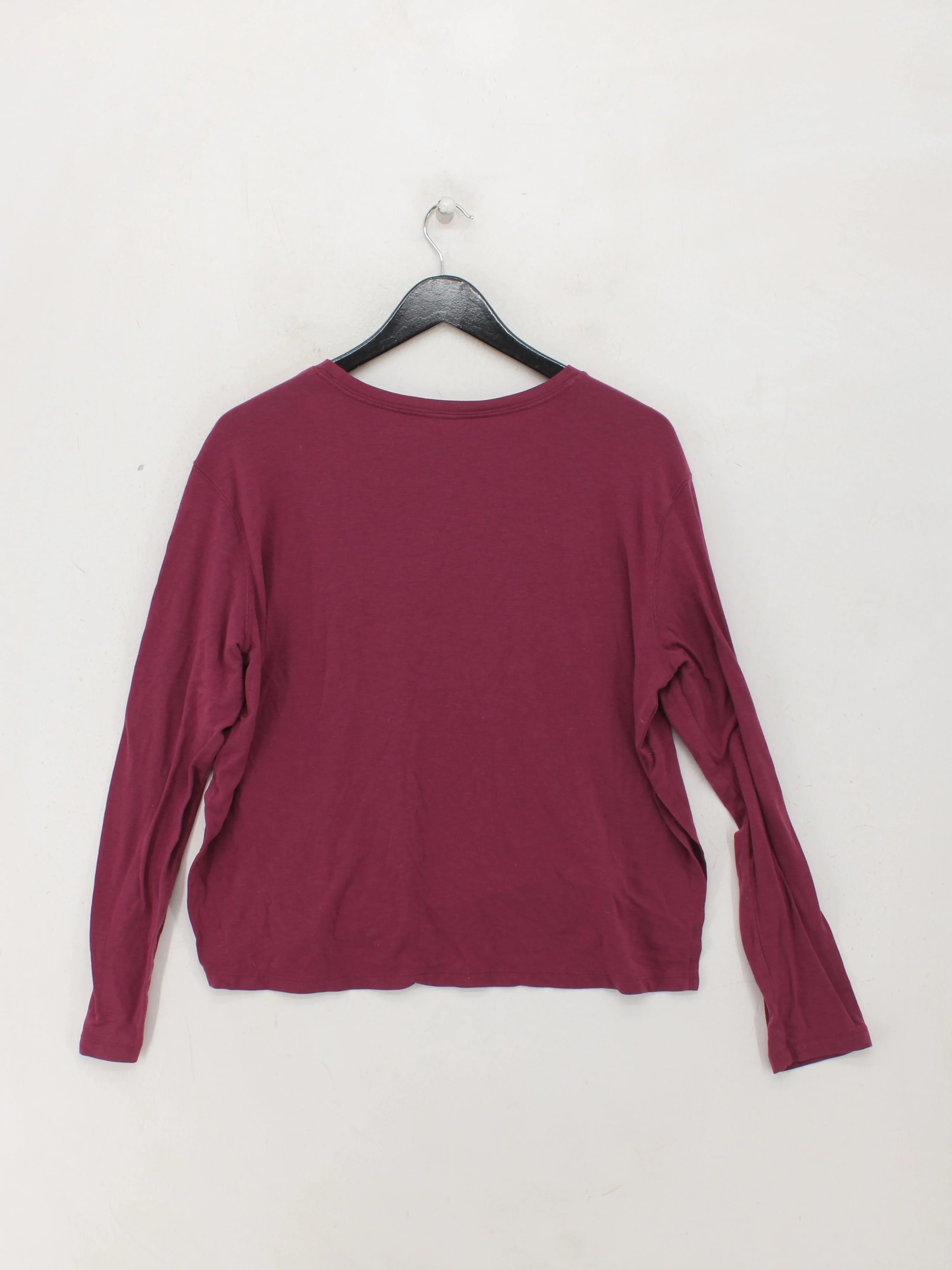 Nike Women's T-Shirt L Red 100% Other Short Sleeve Round Neck Basic - Image 2