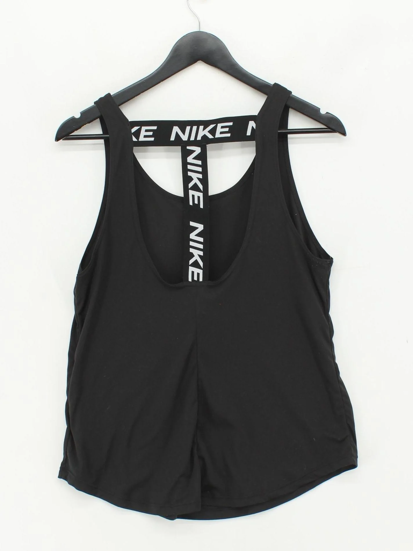 Nike Women's T-Shirt M Black 100% Polyester Sleeveless Basic - Image 2