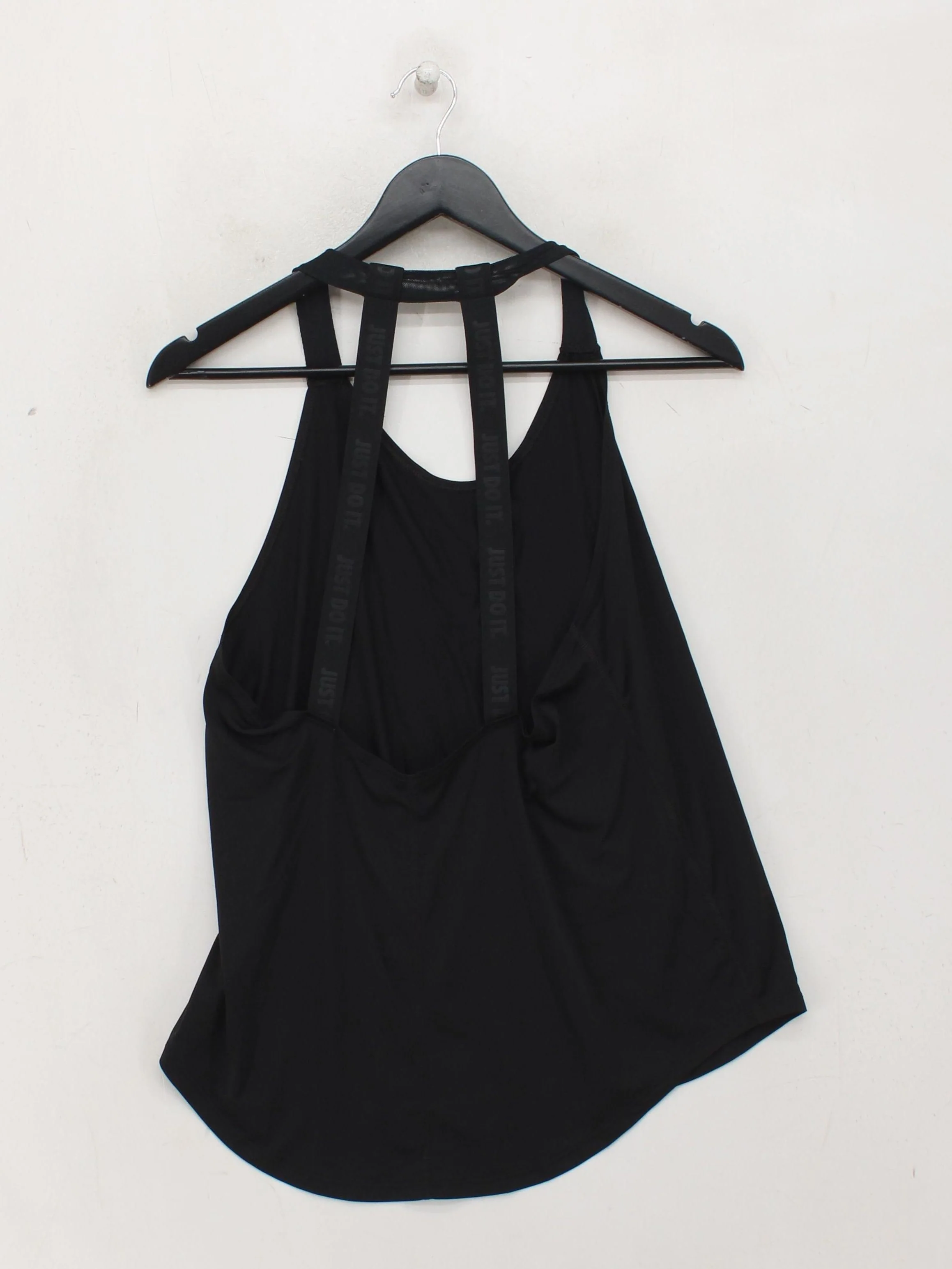 Nike Women's T-Shirt M Black Graphic Polyester with Elastane Sleeveless Basic - Image 2