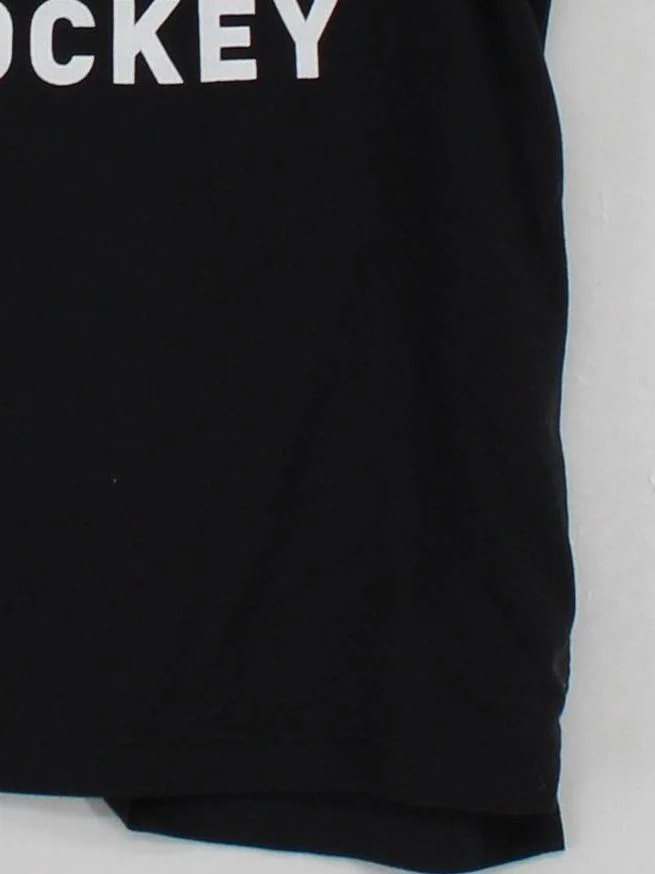 Nike Women's T-Shirt M Black Polyester with Rayon, Viscose Basic - Image 4