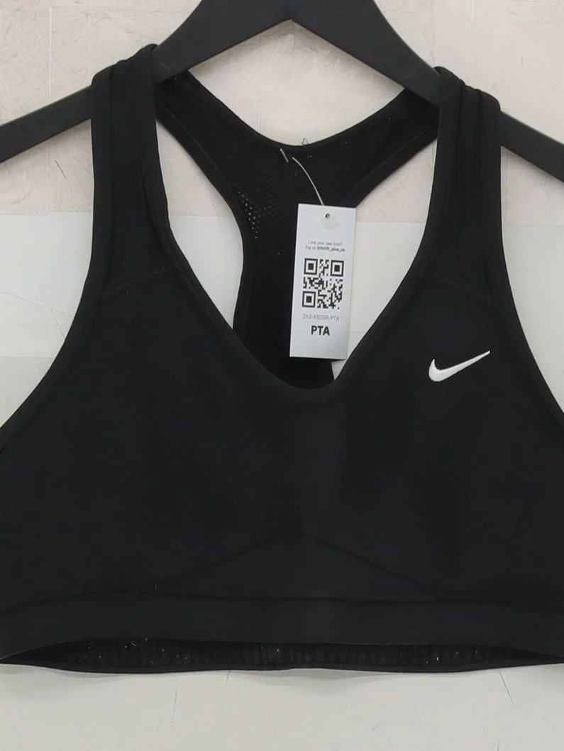 Nike Women's T-Shirt M Black Polyester with Spandex Sleeveless Basic - Image 3