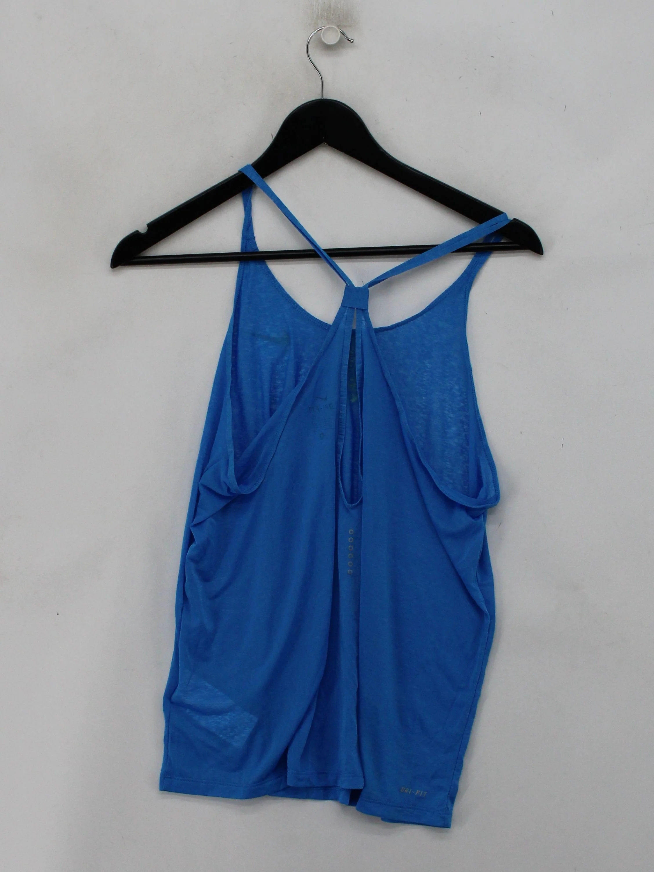 Nike Women's T-Shirt M Blue 100% Polyester Sleeveless Basic - Image 2