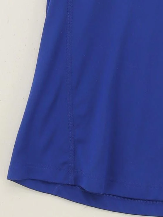 Nike Women's T-Shirt M Blue 100% Polyester Sleeveless Basic - Image 4